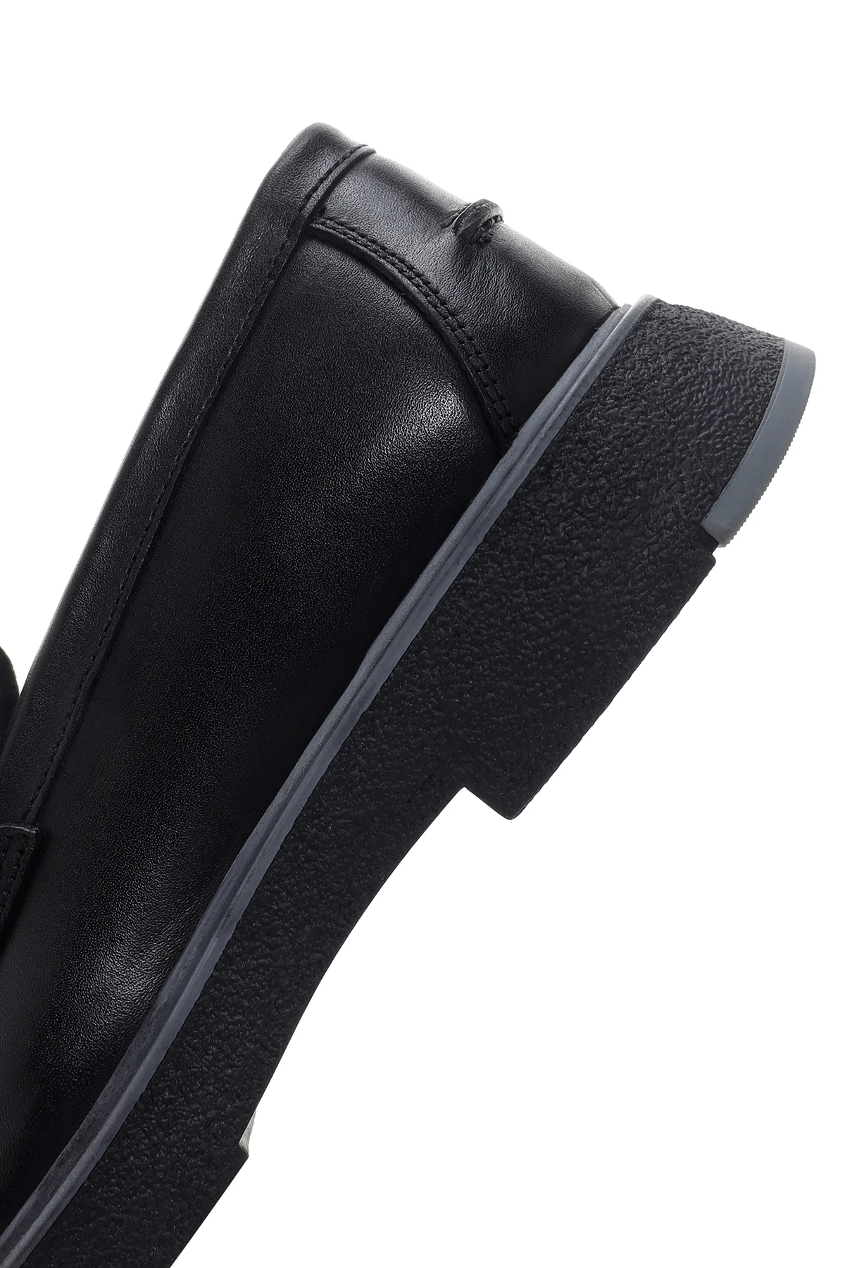 Erkek Siyah Casual Deri Loafer - Image 7