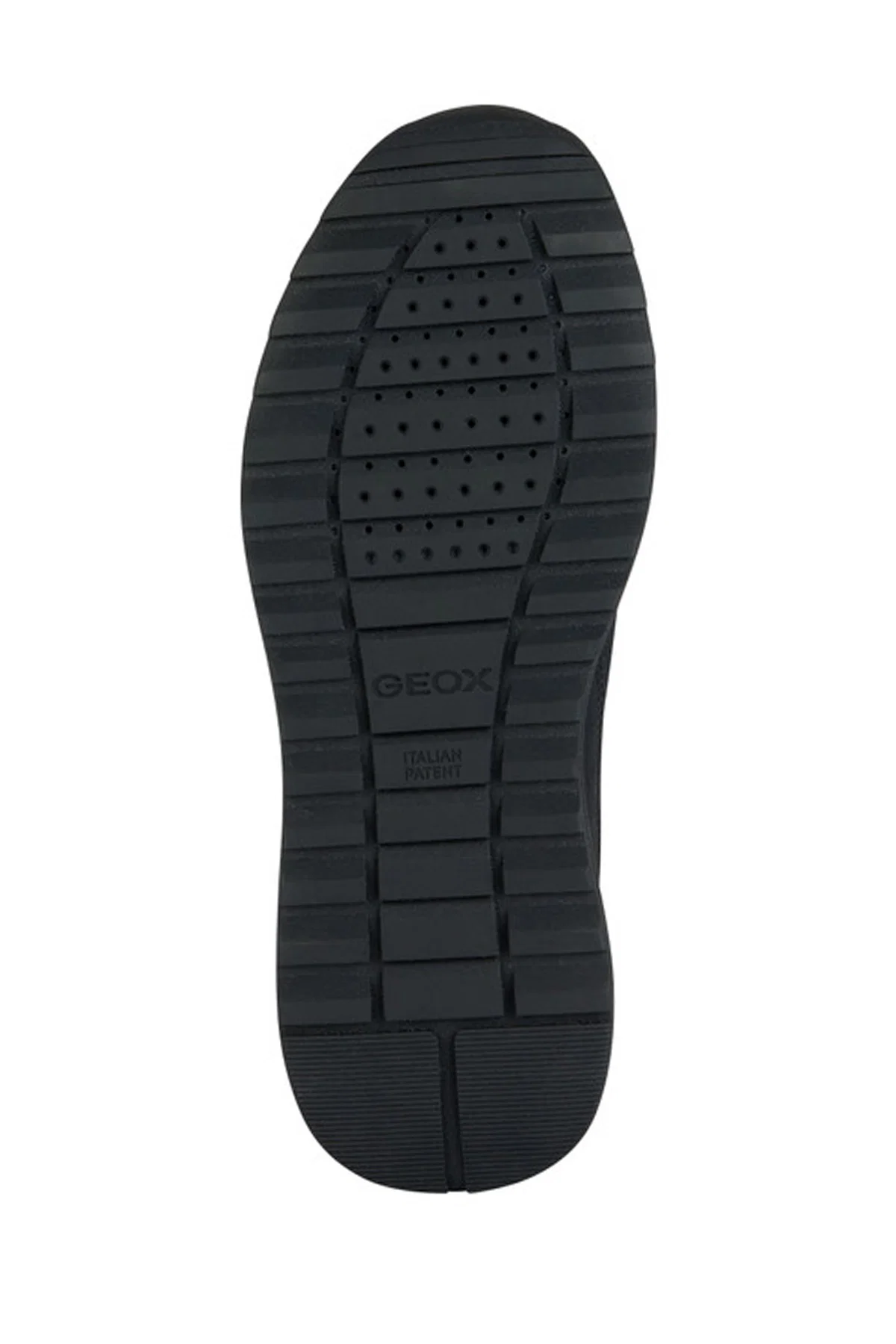 Geox Erkek Siyah Bağcıklı Deri Sneaker - Image 6