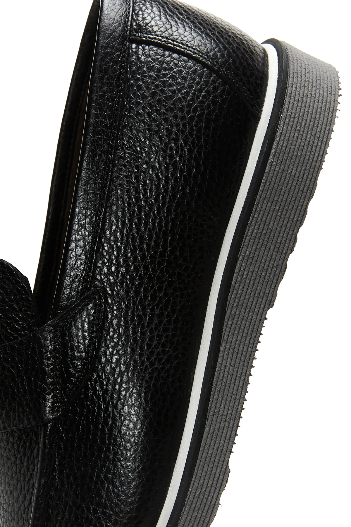 Erkek Siyah Deri Casual Loafer - Image 8