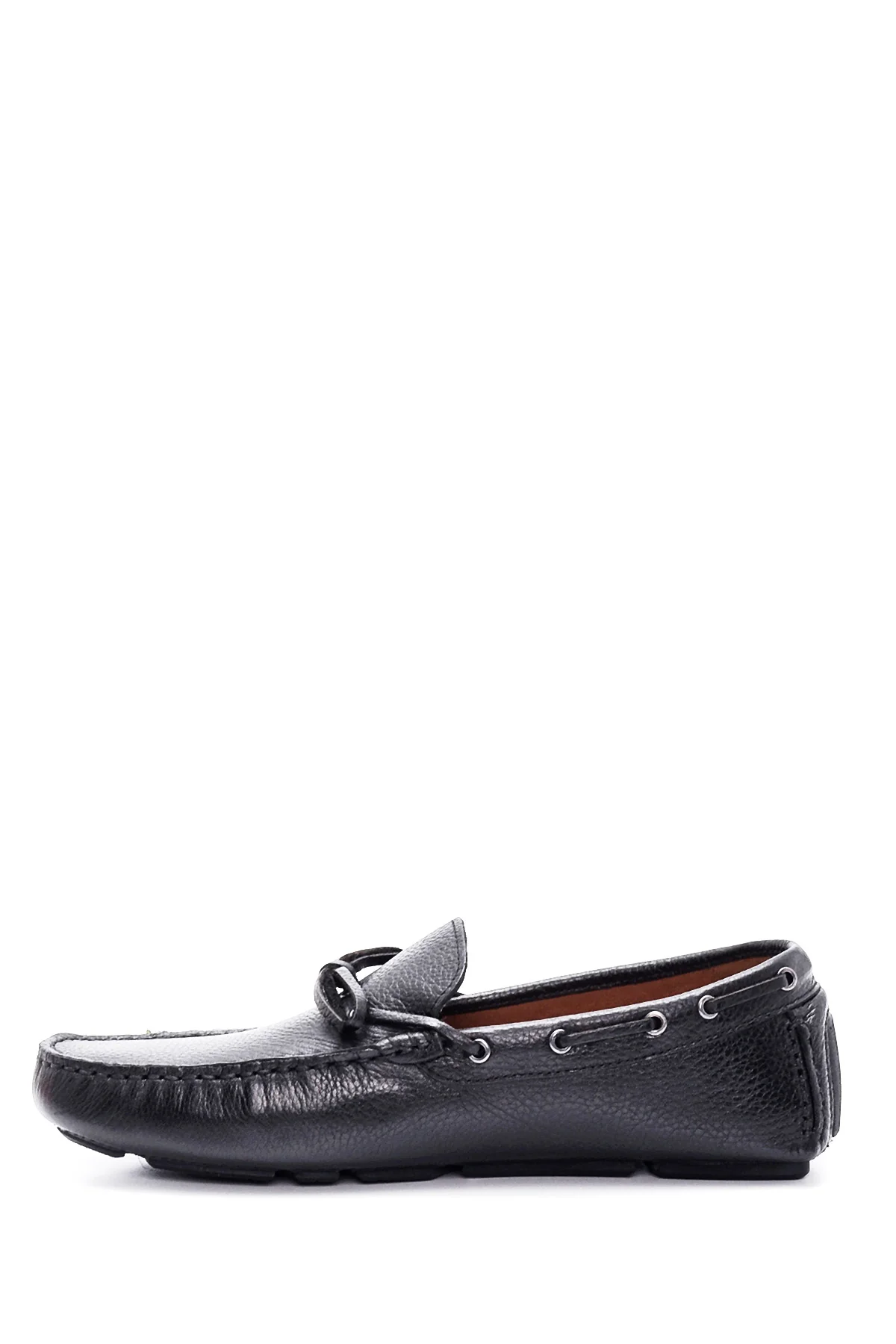 Erkek Siyah Deri Casual Loafer - Image 2