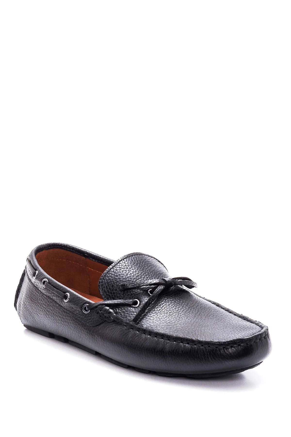 Erkek Siyah Deri Casual Loafer - Image 3