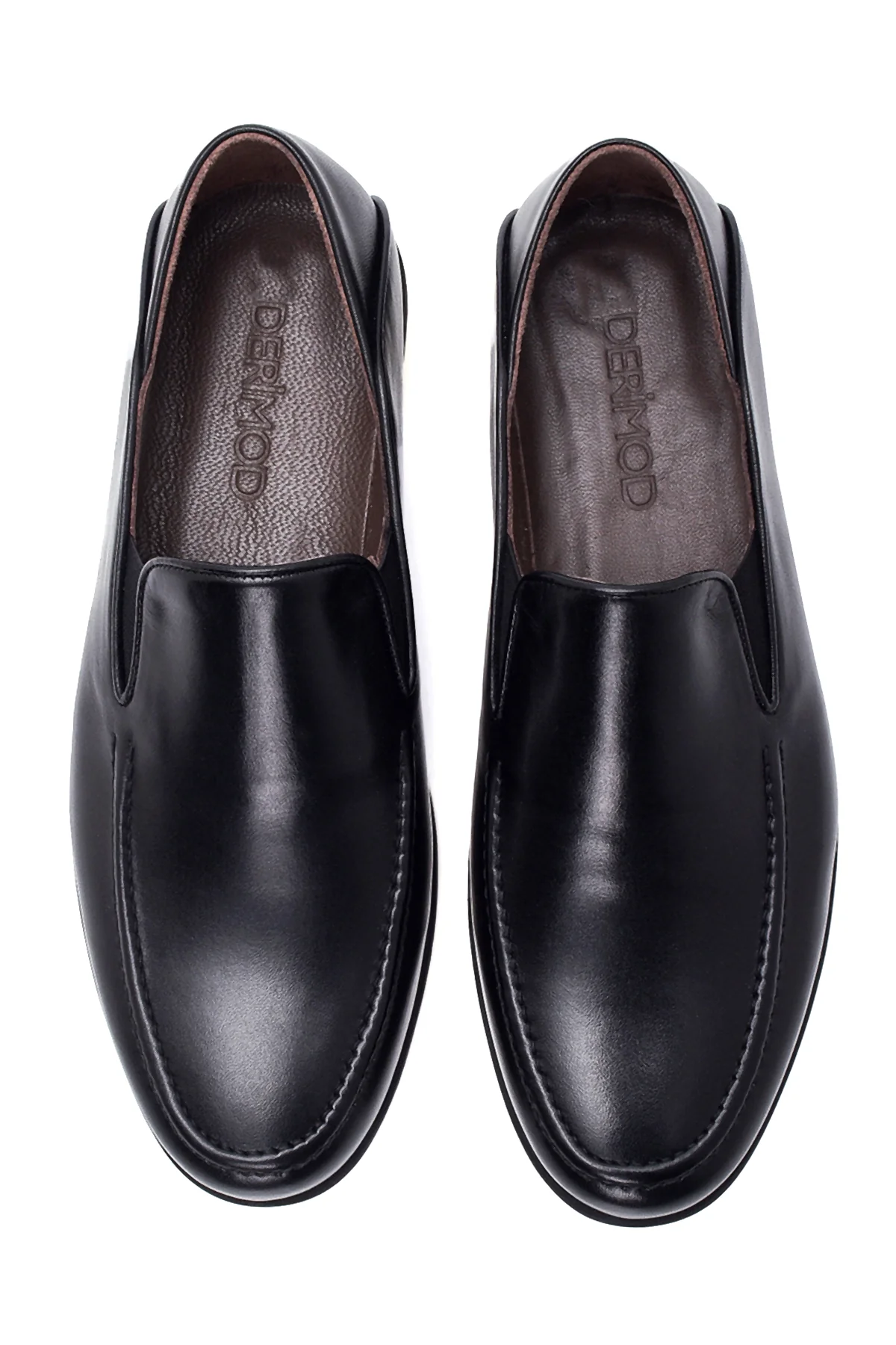 Erkek Siyah Deri Casual Loafer - Image 7