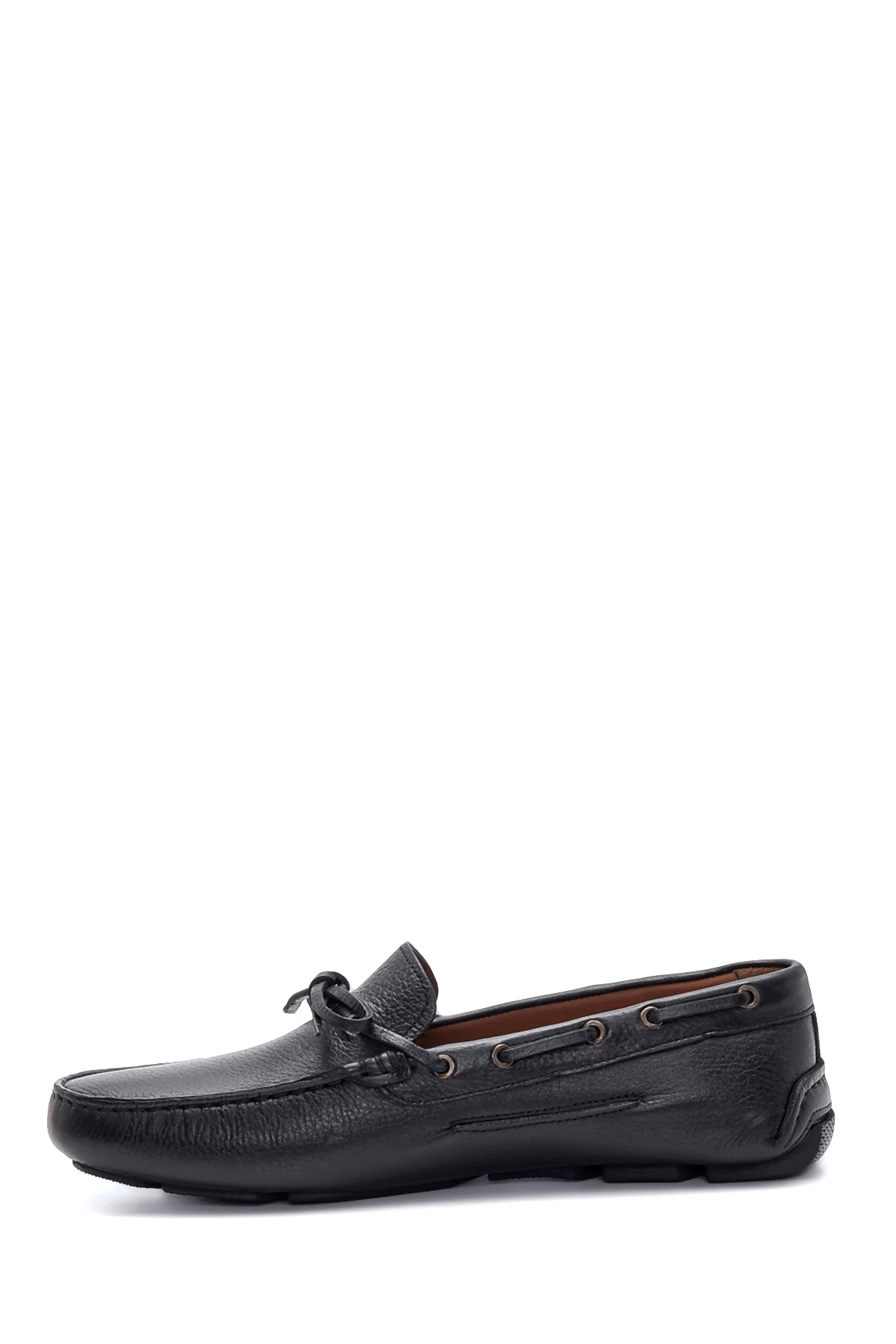 Erkek Siyah Deri Casual Loafer - Image 2