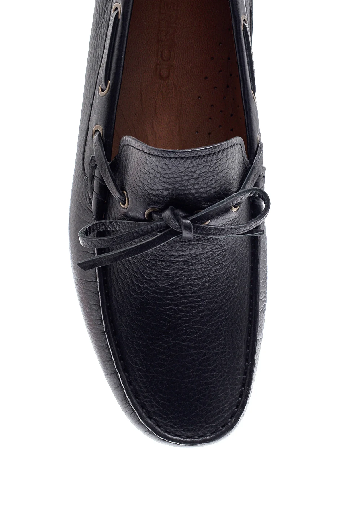 Erkek Siyah Deri Casual Loafer - Image 6