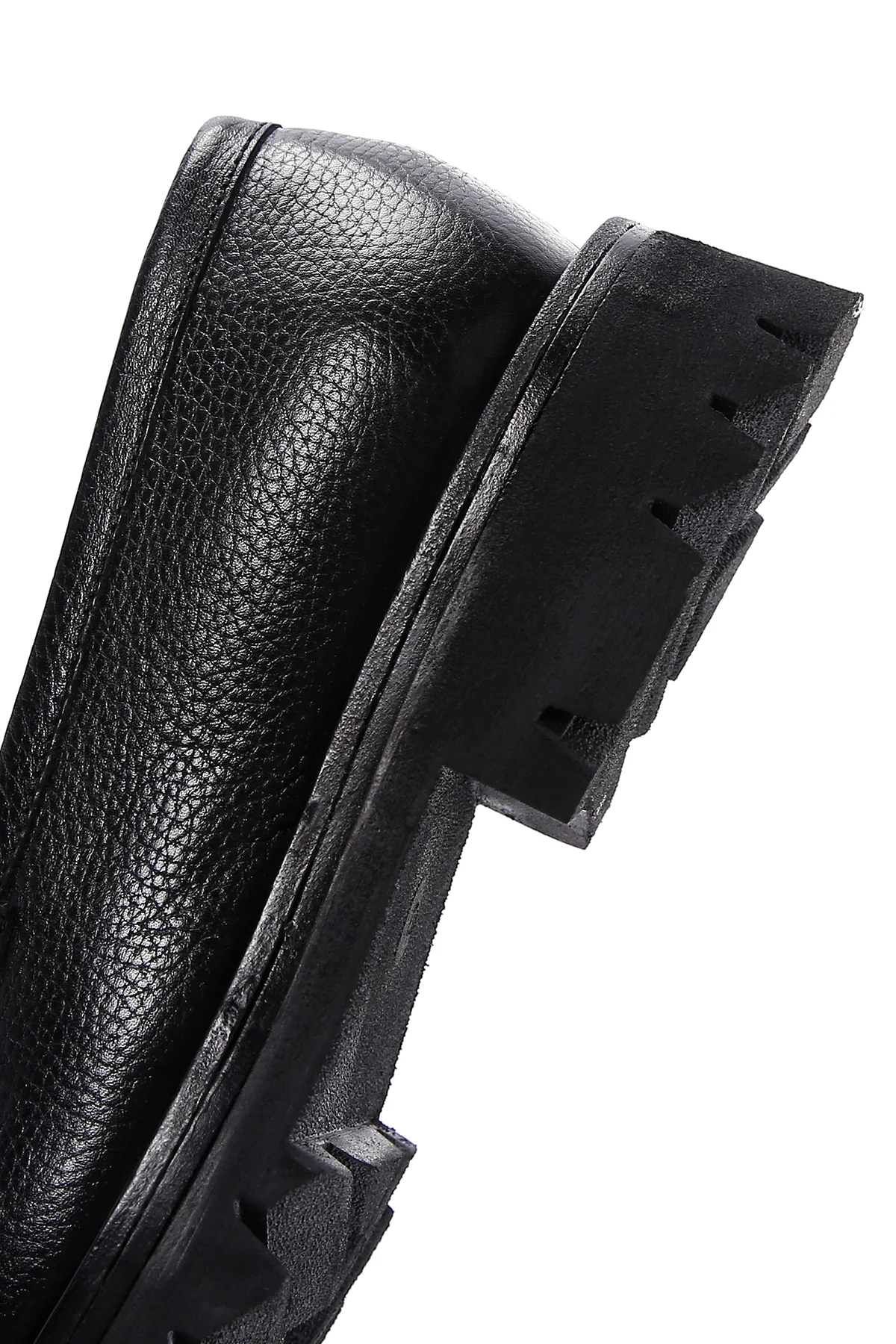 Erkek Siyah Deri Casual Loafer - Image 8
