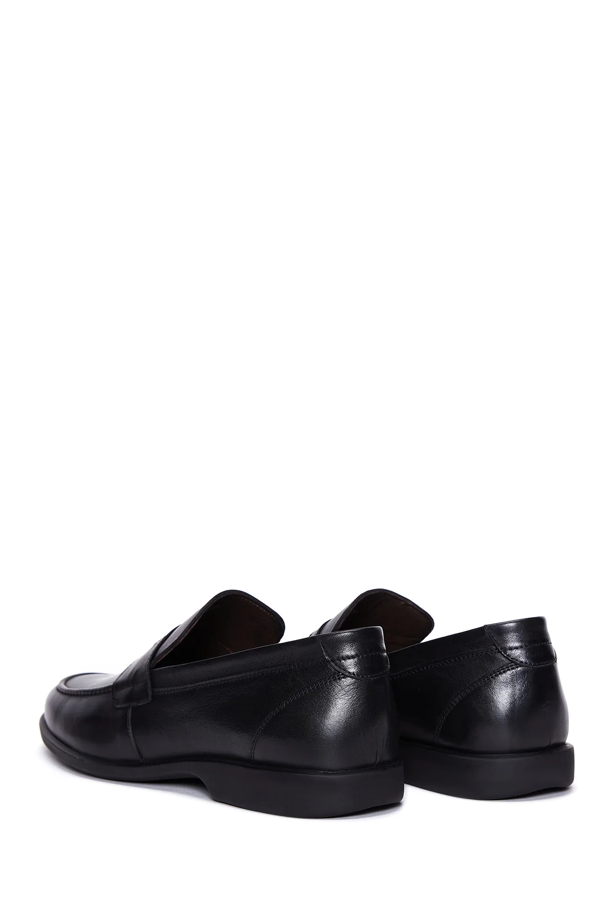Erkek Siyah Deri Casual Loafer - Image 5