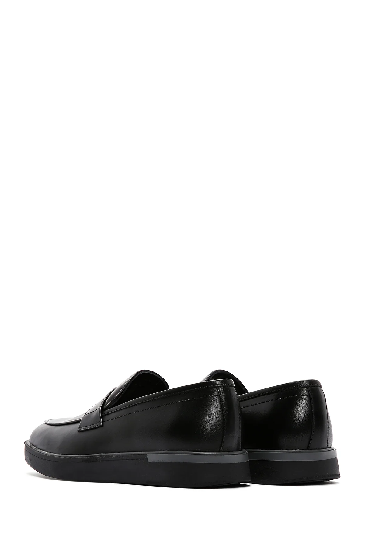 Erkek Siyah Deri Casual Loafer - Image 5