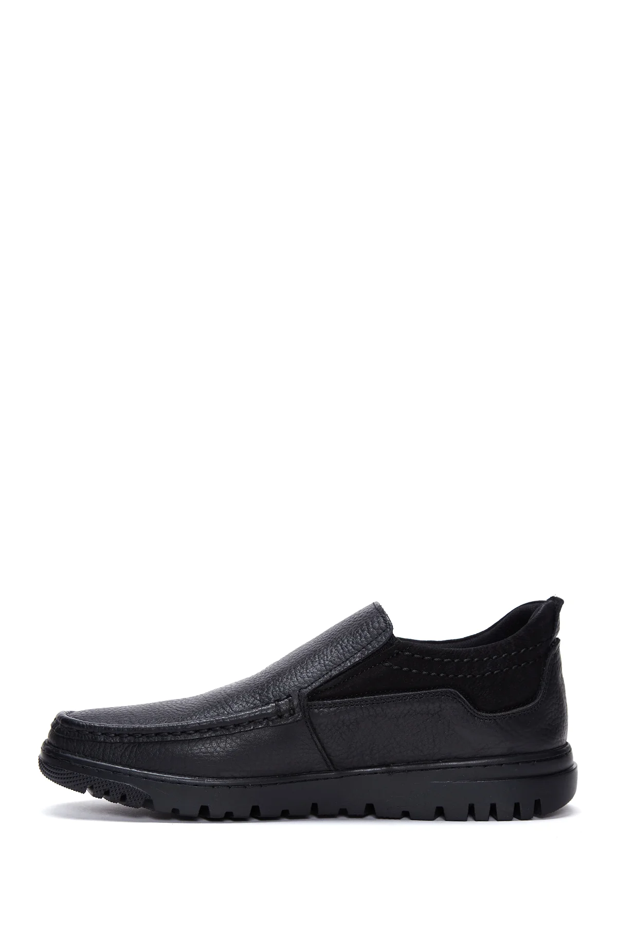 Erkek Siyah Deri Casual Loafer - Image 2
