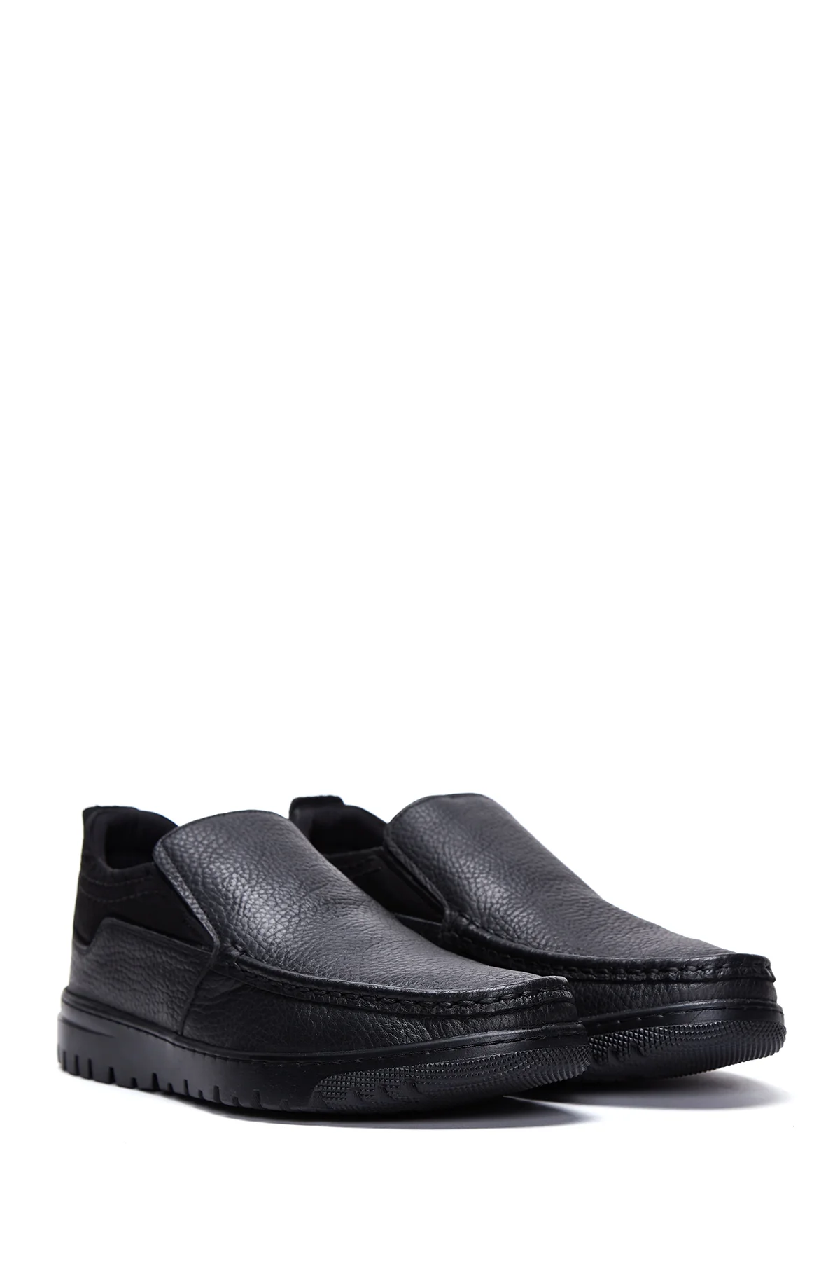 Erkek Siyah Deri Casual Loafer - Image 3