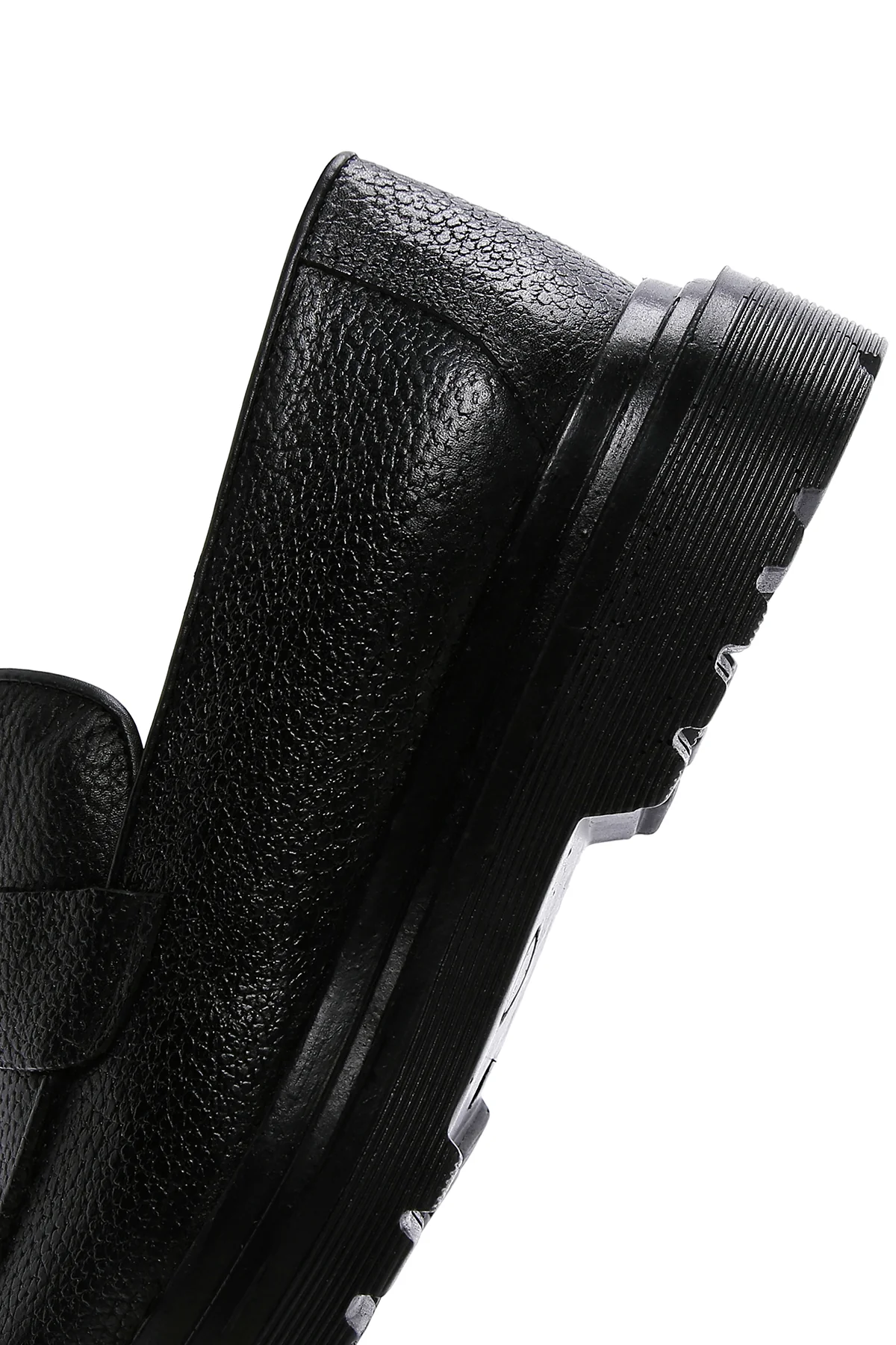 Erkek Siyah Deri Casual Loafer - Image 7