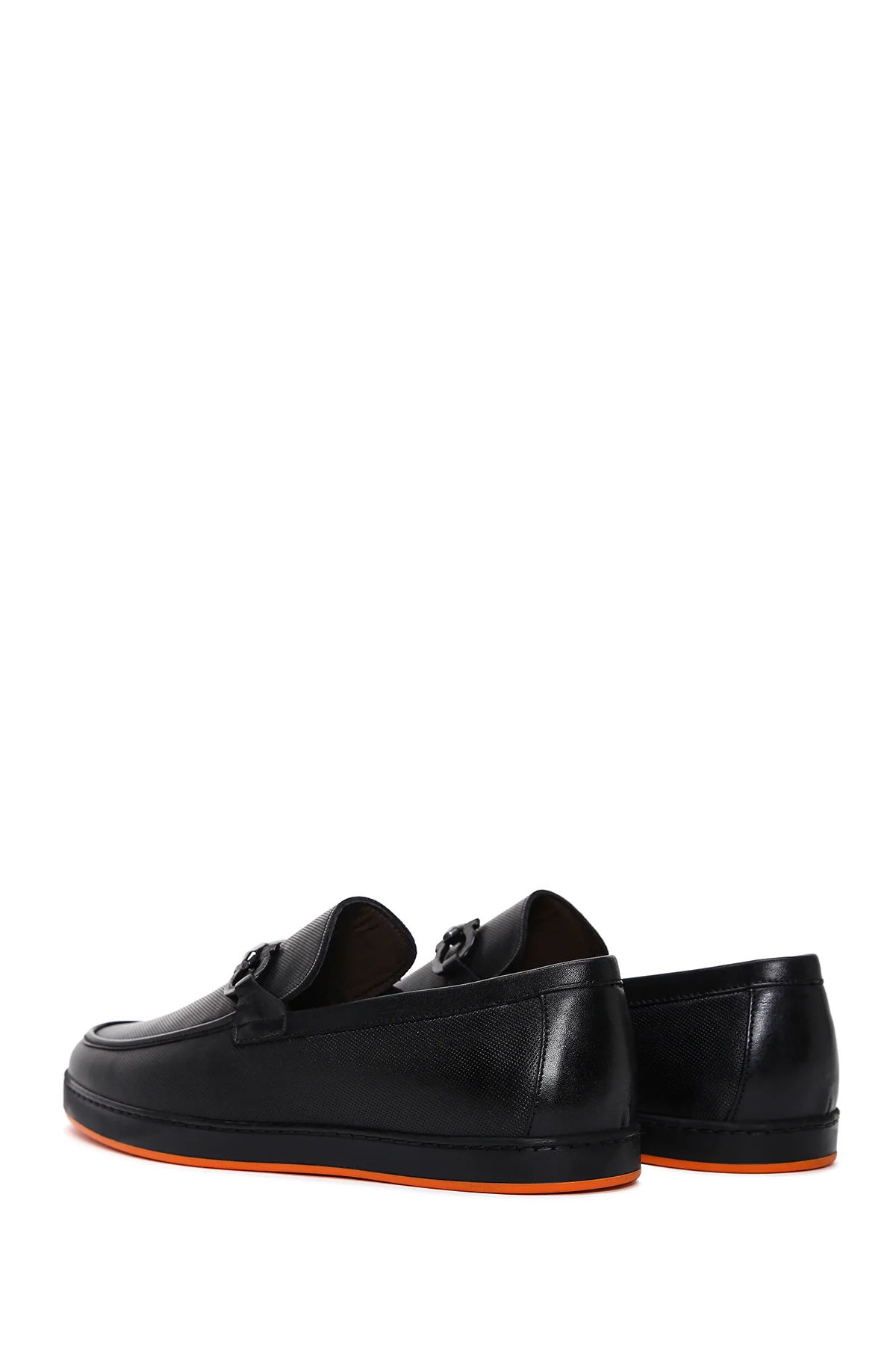 Erkek Siyah Deri Casual Loafer - Image 5