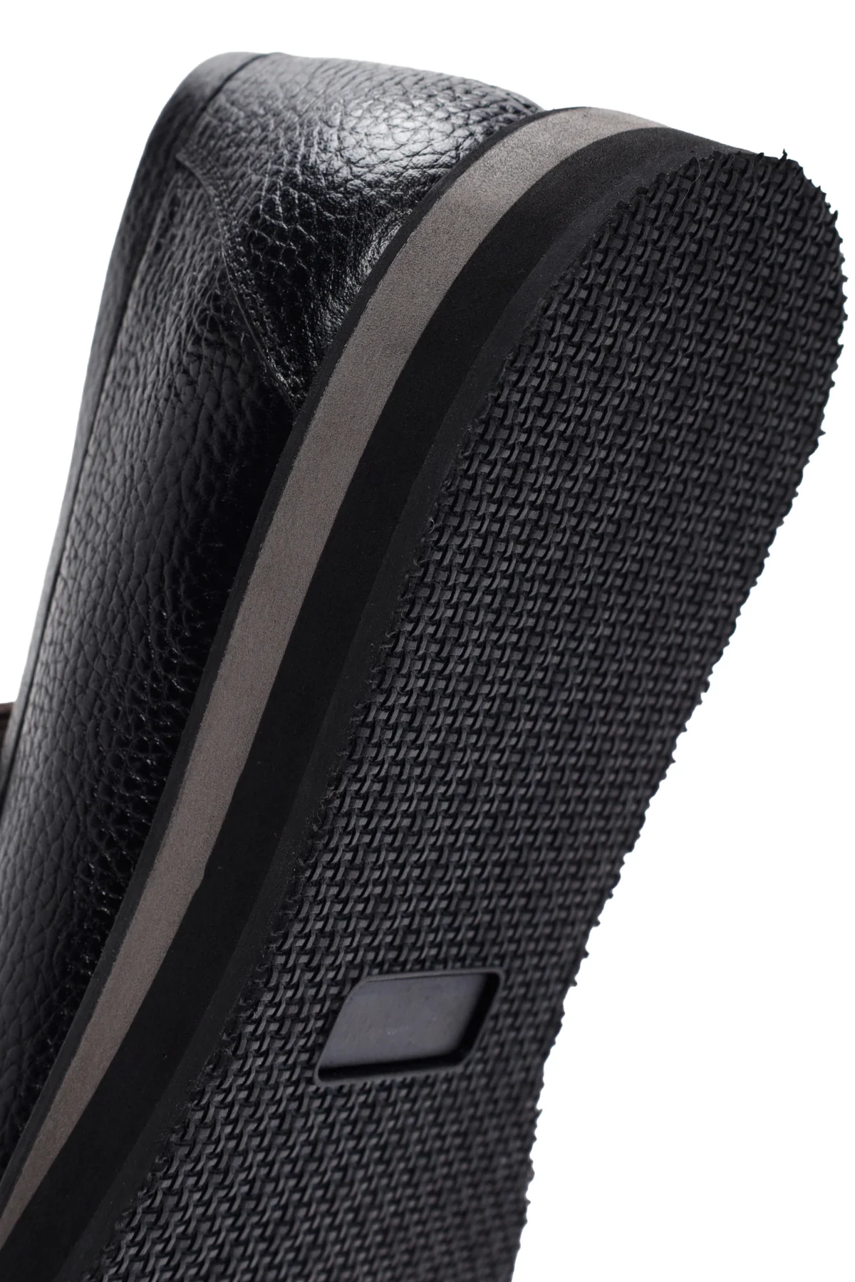 Erkek Siyah Deri Casual Loafer - Image 8