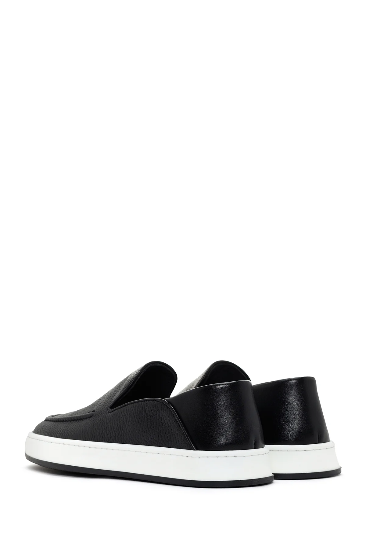 Erkek Siyah Deri Casual Loafer - Image 5