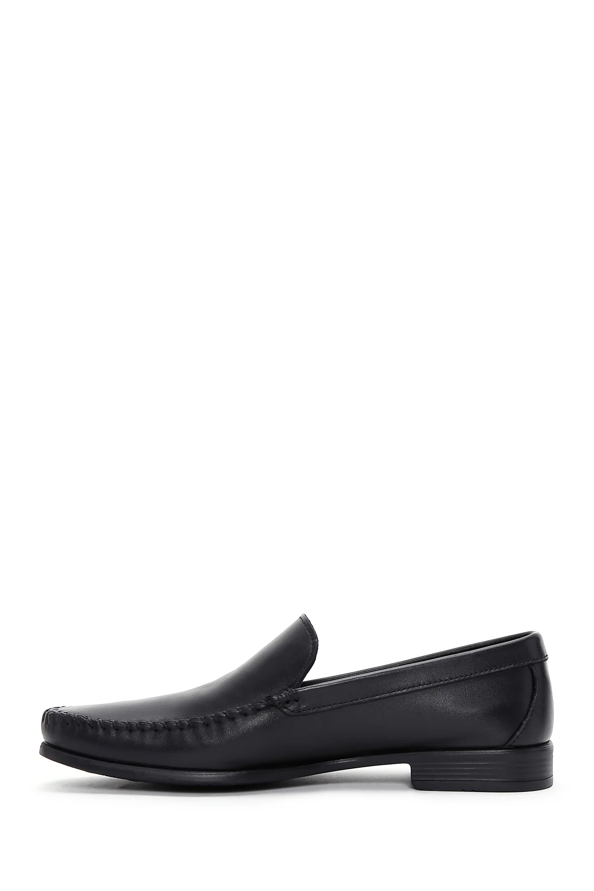Erkek Siyah Deri Casual Loafer - Image 2