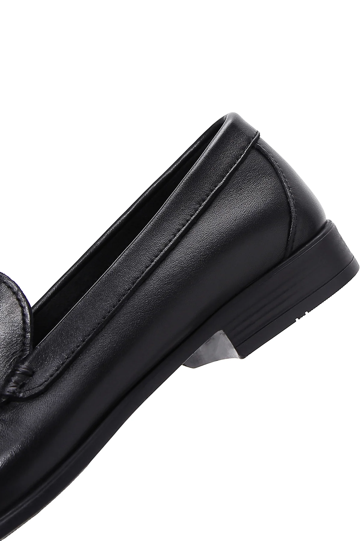 Erkek Siyah Deri Casual Loafer - Image 7