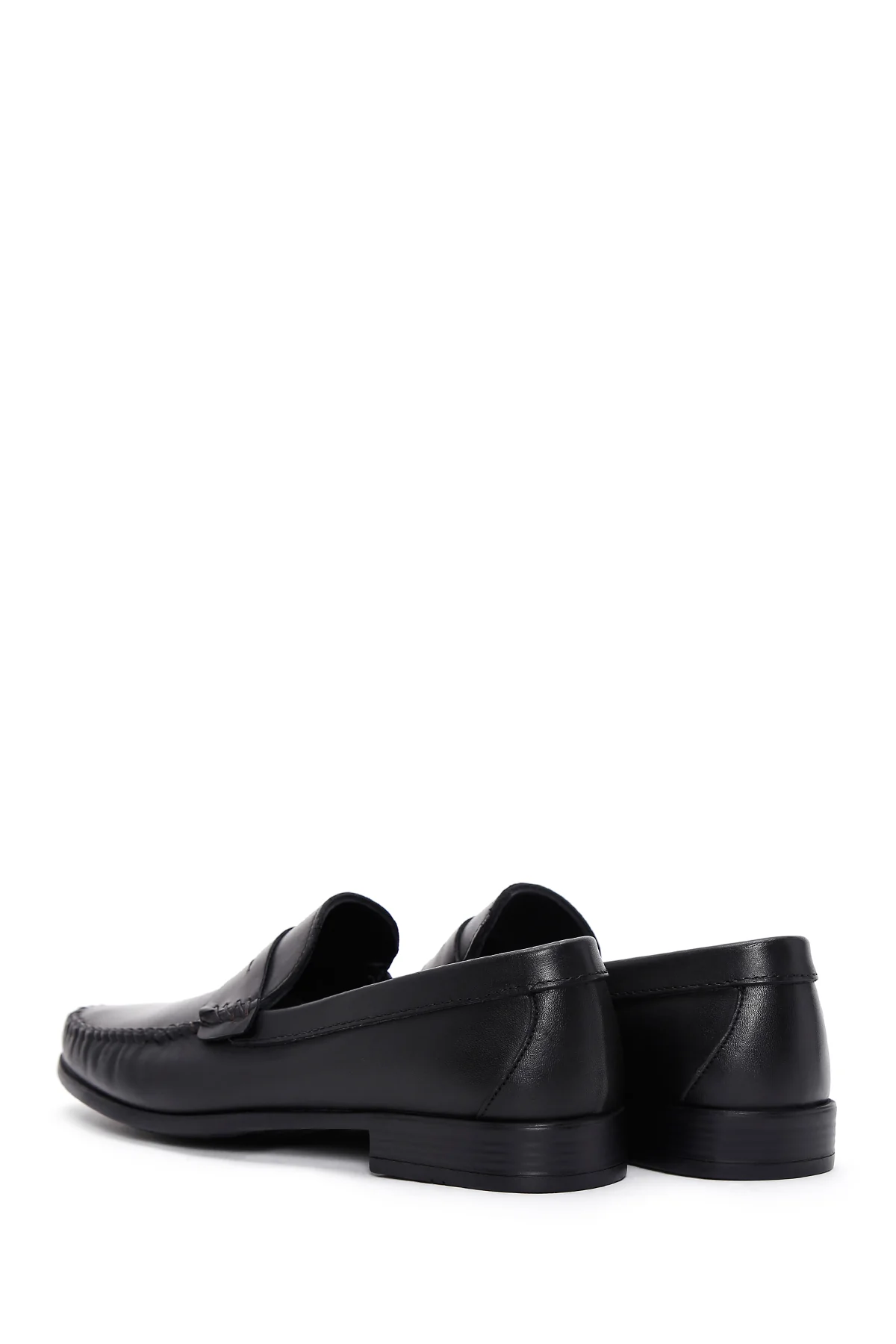 Erkek Siyah Deri Casual Loafer - Image 5