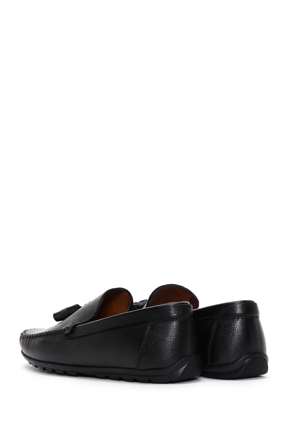 Erkek Siyah Deri Casual Loafer - Image 5