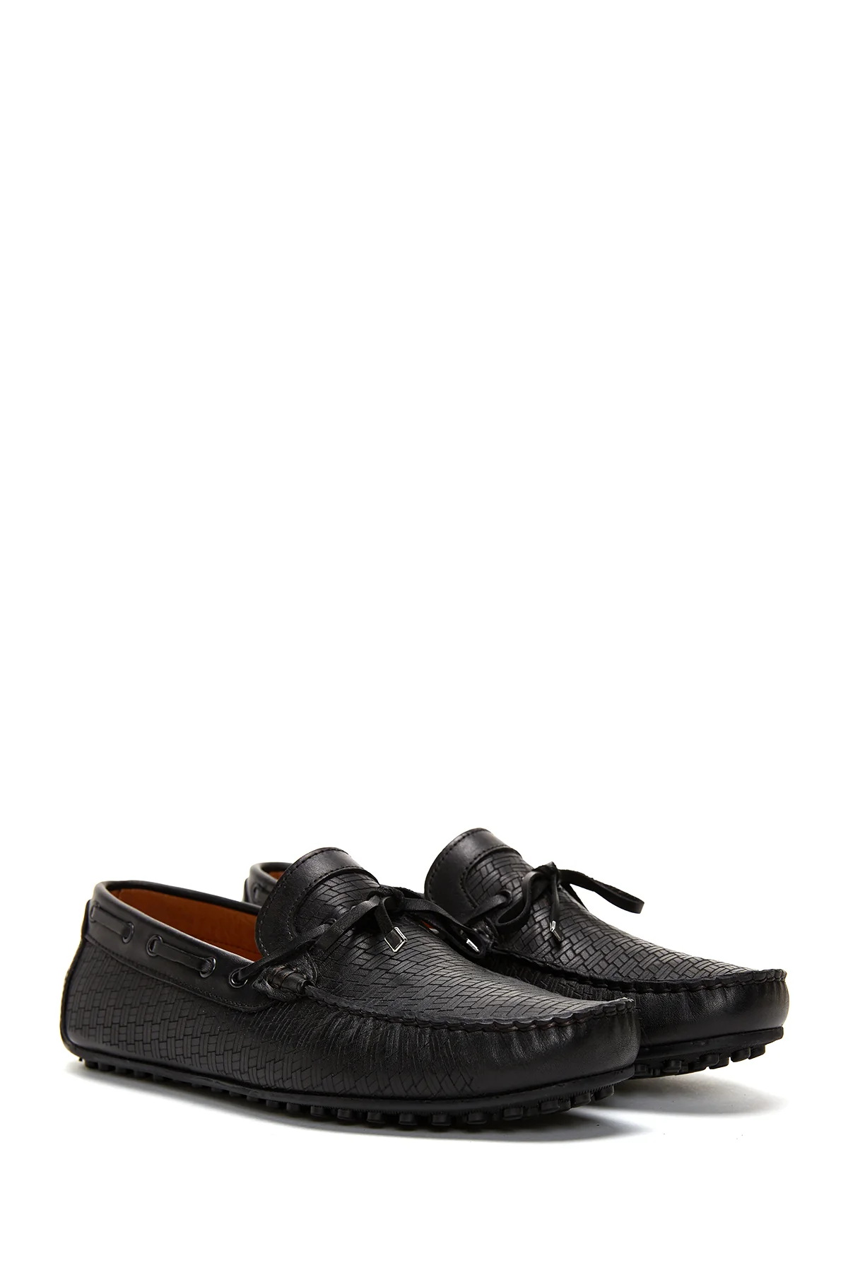 Erkek Siyah Deri Casual Loafer - Image 3