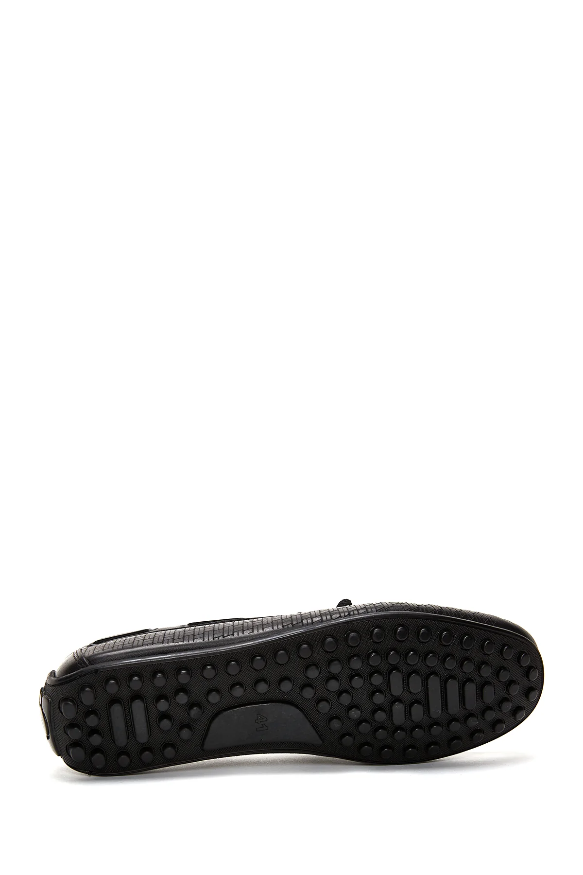 Erkek Siyah Deri Casual Loafer - Image 4