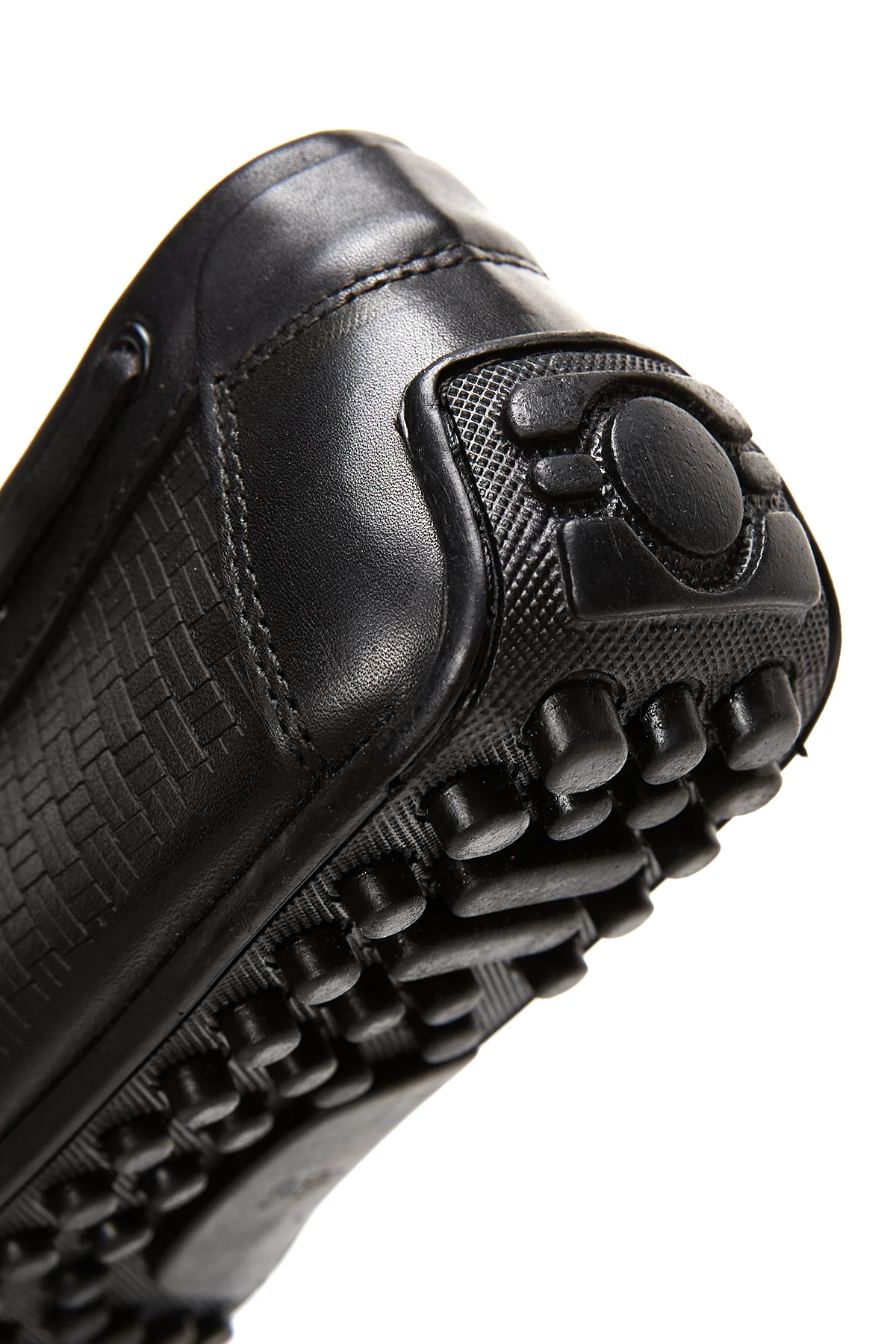 Erkek Siyah Deri Casual Loafer - Image 9