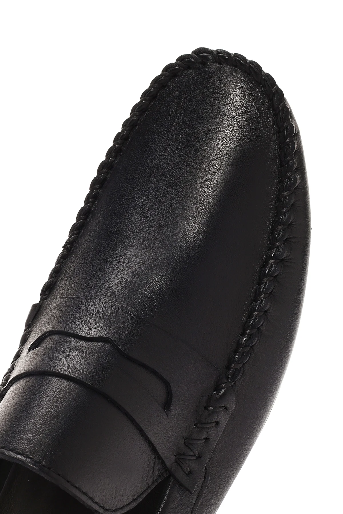 Erkek Siyah Deri Casual Loafer - Image 9