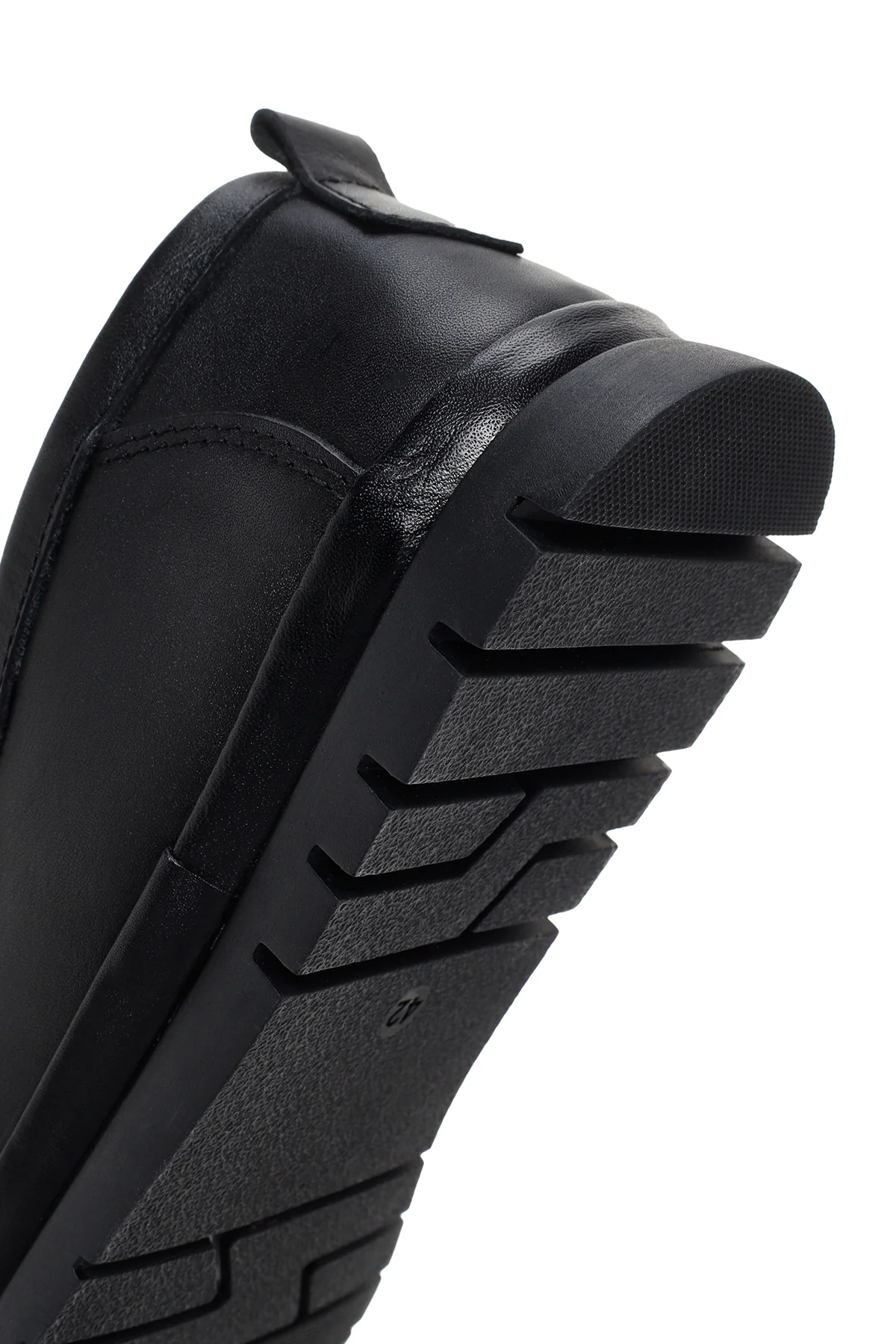 Erkek Siyah Deri Casual Loafer - Image 8