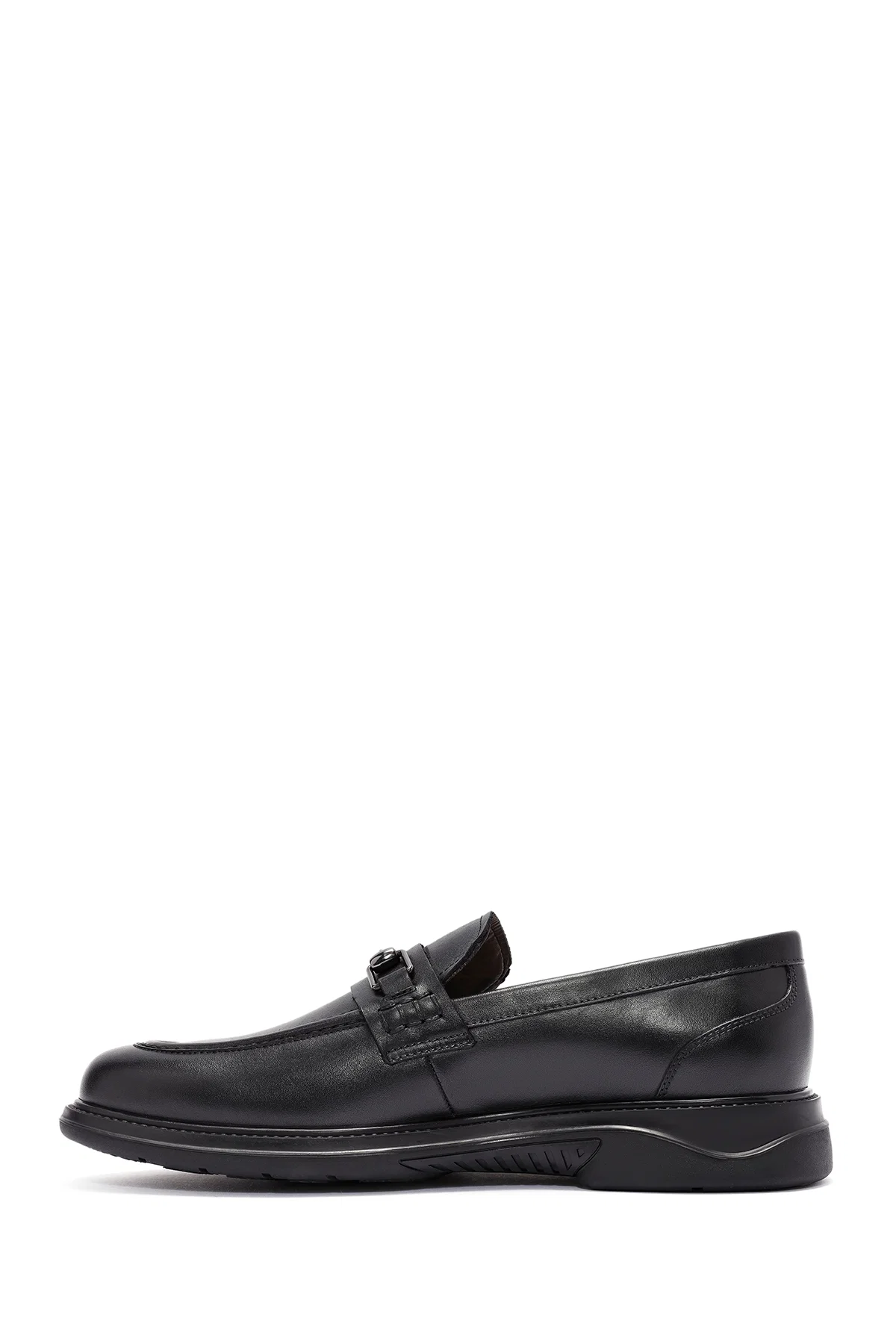 Erkek Siyah Deri Casual Loafer - Image 2