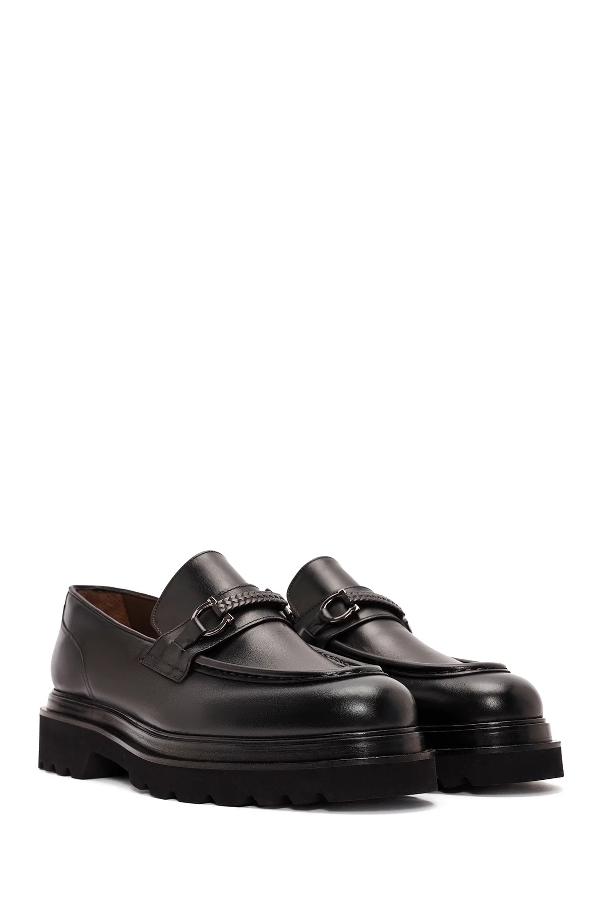 Erkek Siyah Deri Casual Loafer - Image 3