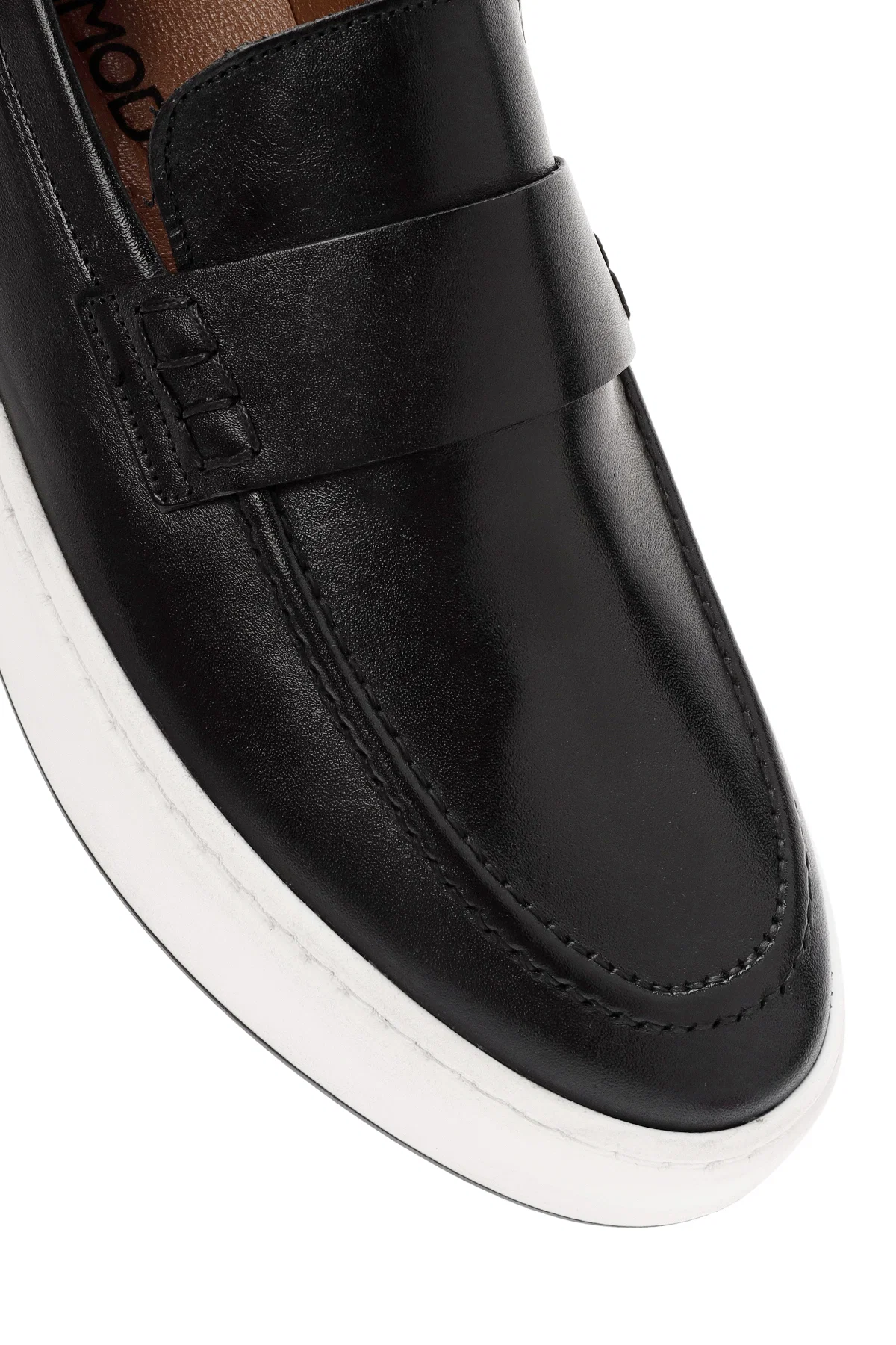 Erkek Siyah Deri Casual Loafer - Image 9