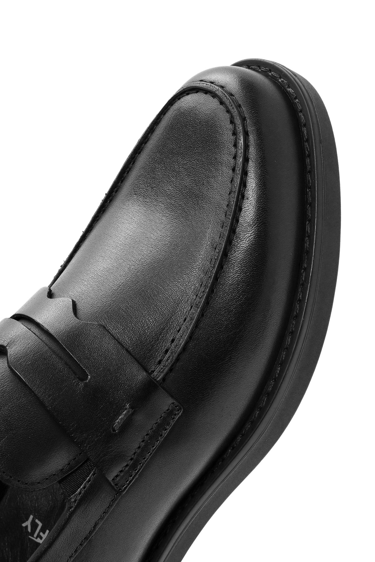 Erkek Siyah Deri Casual Loafer - Image 8