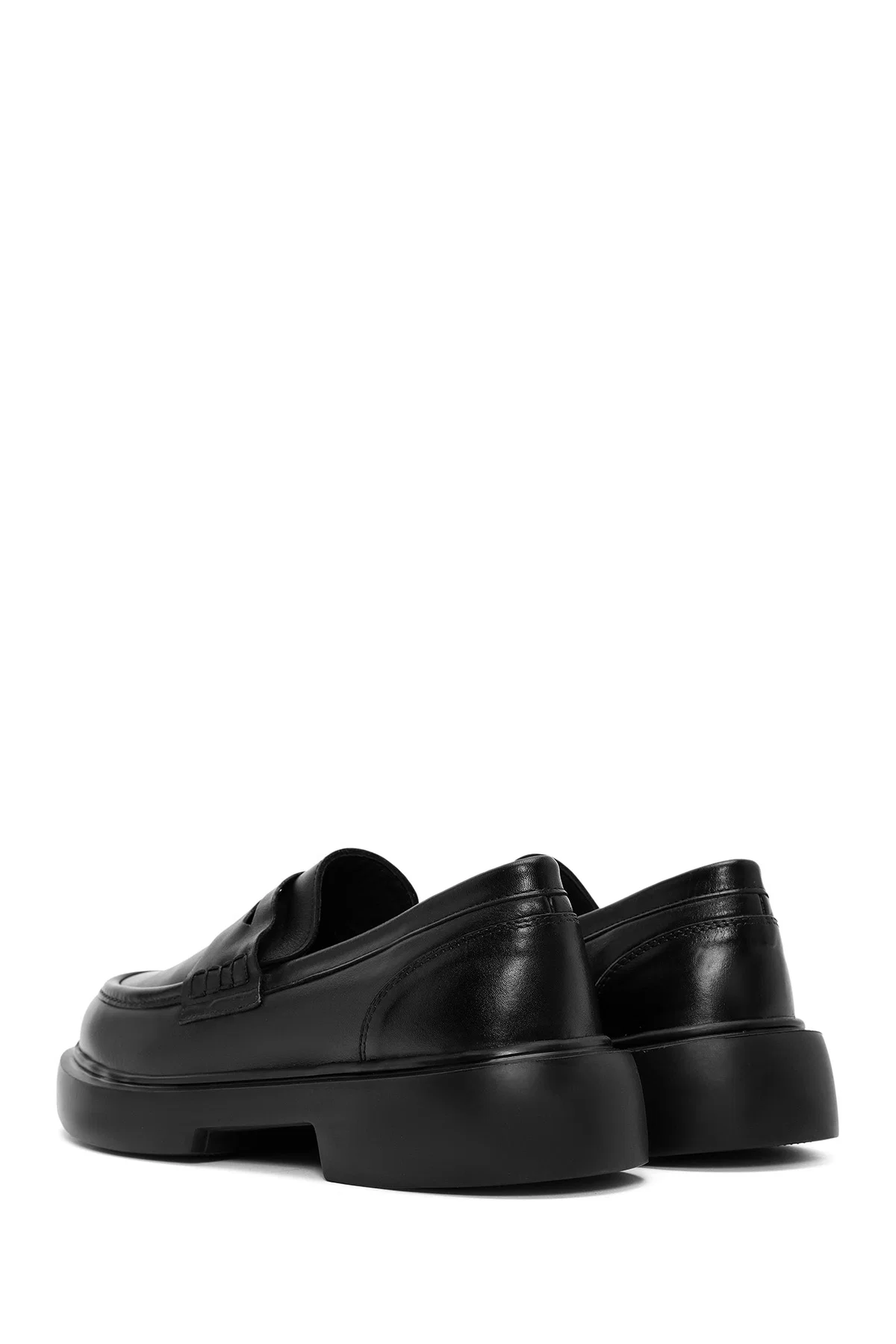 Erkek Siyah Deri Casual Loafer - Image 5