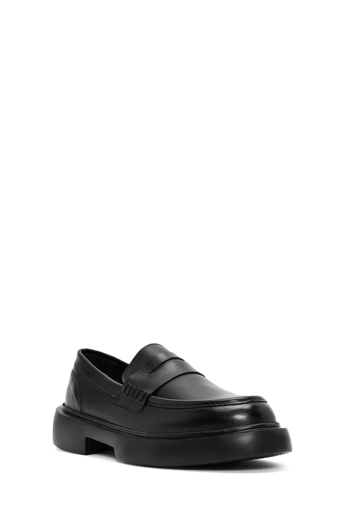 Erkek Siyah Deri Casual Loafer - Image 6