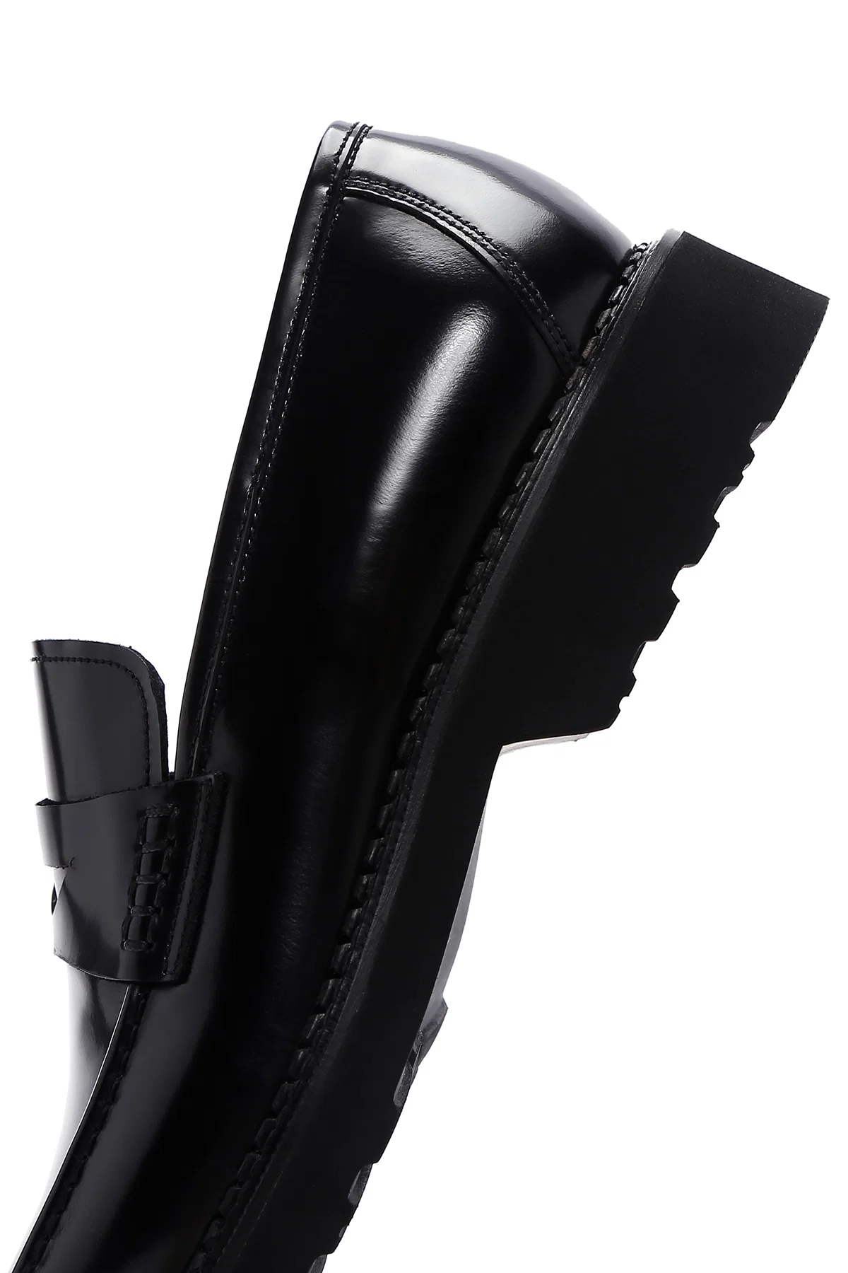 Erkek Siyah Deri Casual Loafer - Image 7