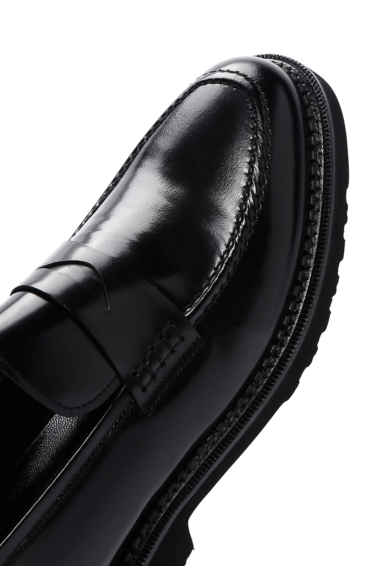 Erkek Siyah Deri Casual Loafer - Image 9