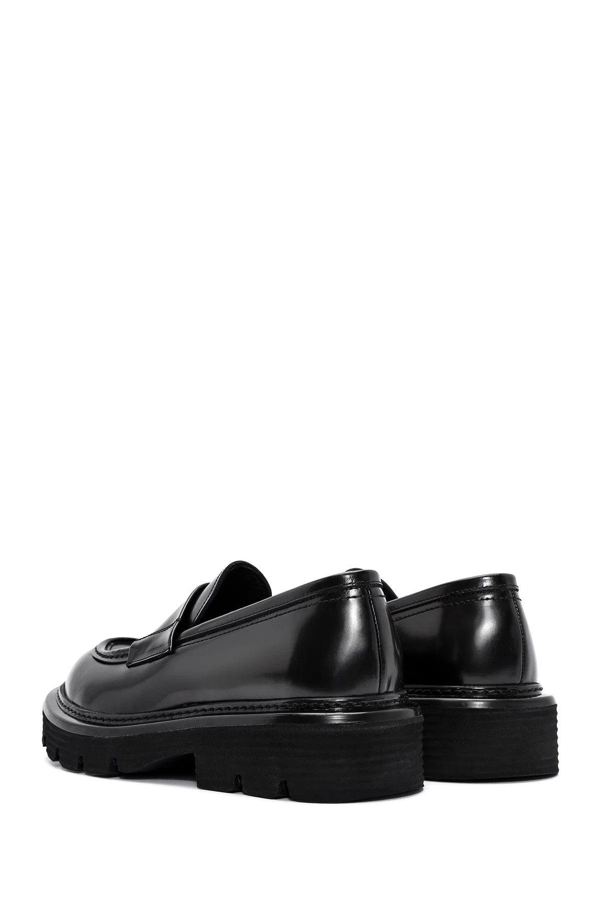 Erkek Siyah Deri Casual Loafer - Image 5