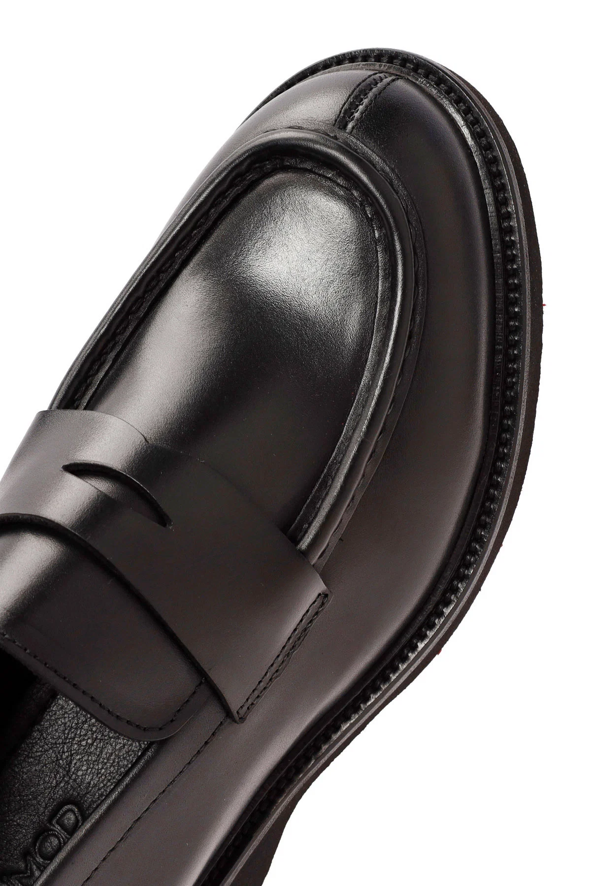 Erkek Siyah Deri Casual Loafer - Image 9