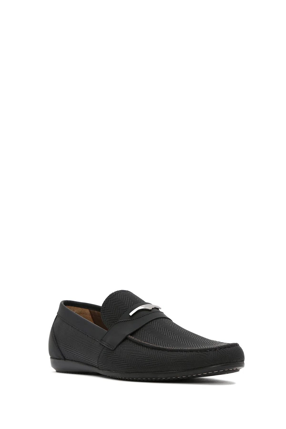 Erkek Siyah Deri Casual Loafer - Image 6