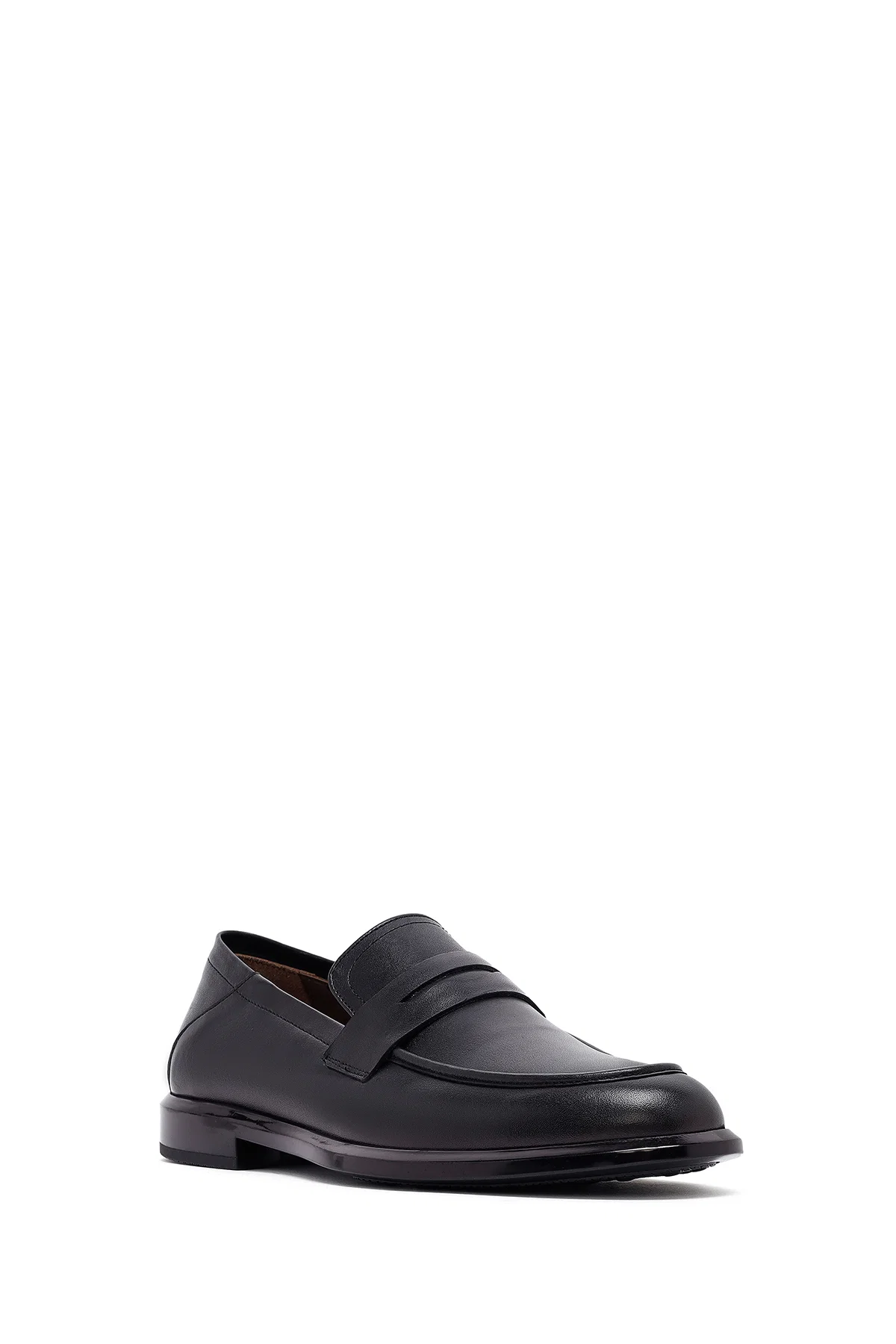 Erkek Siyah Deri Casual Loafer - Image 6