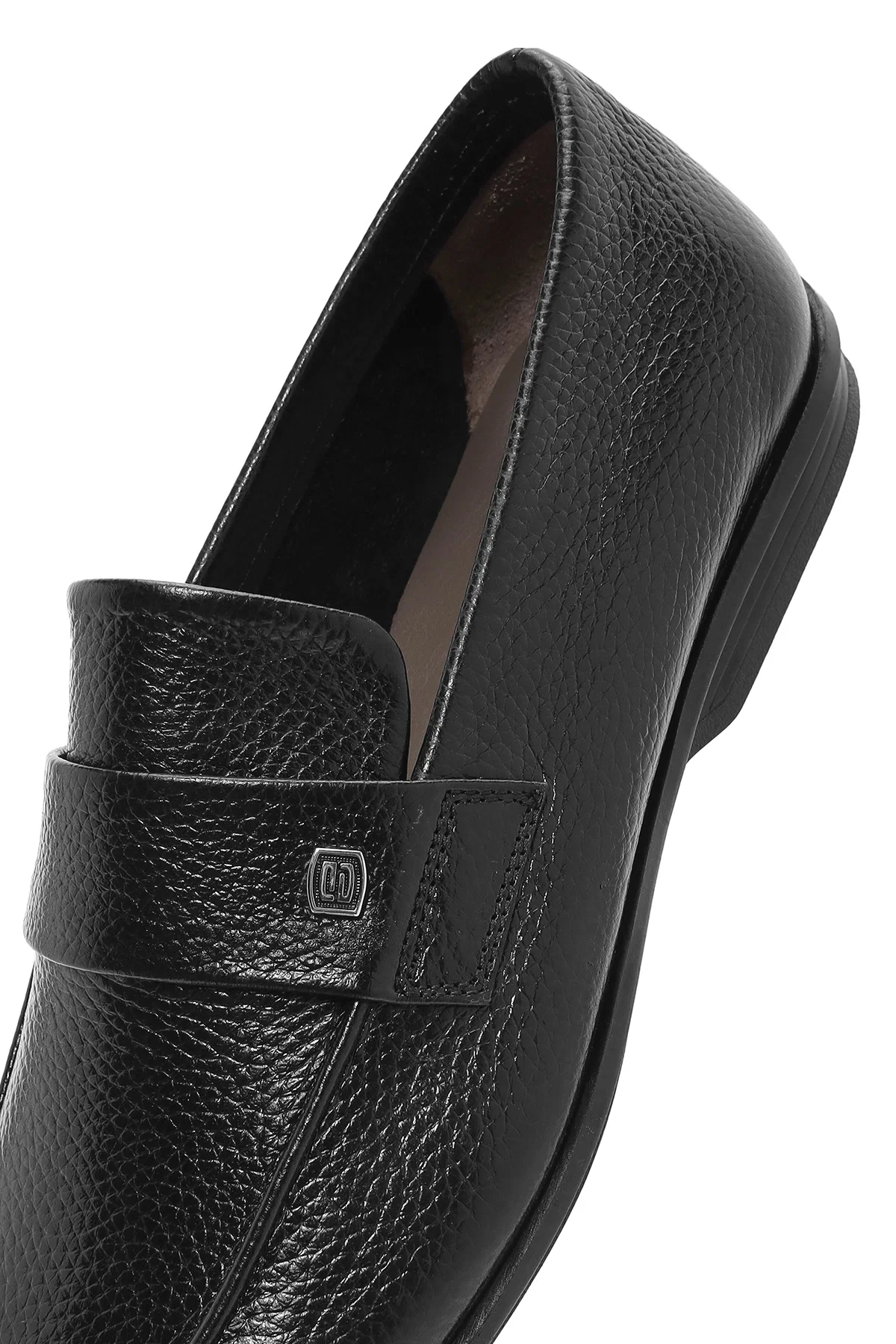 Erkek Siyah Deri Casual Loafer - Image 8