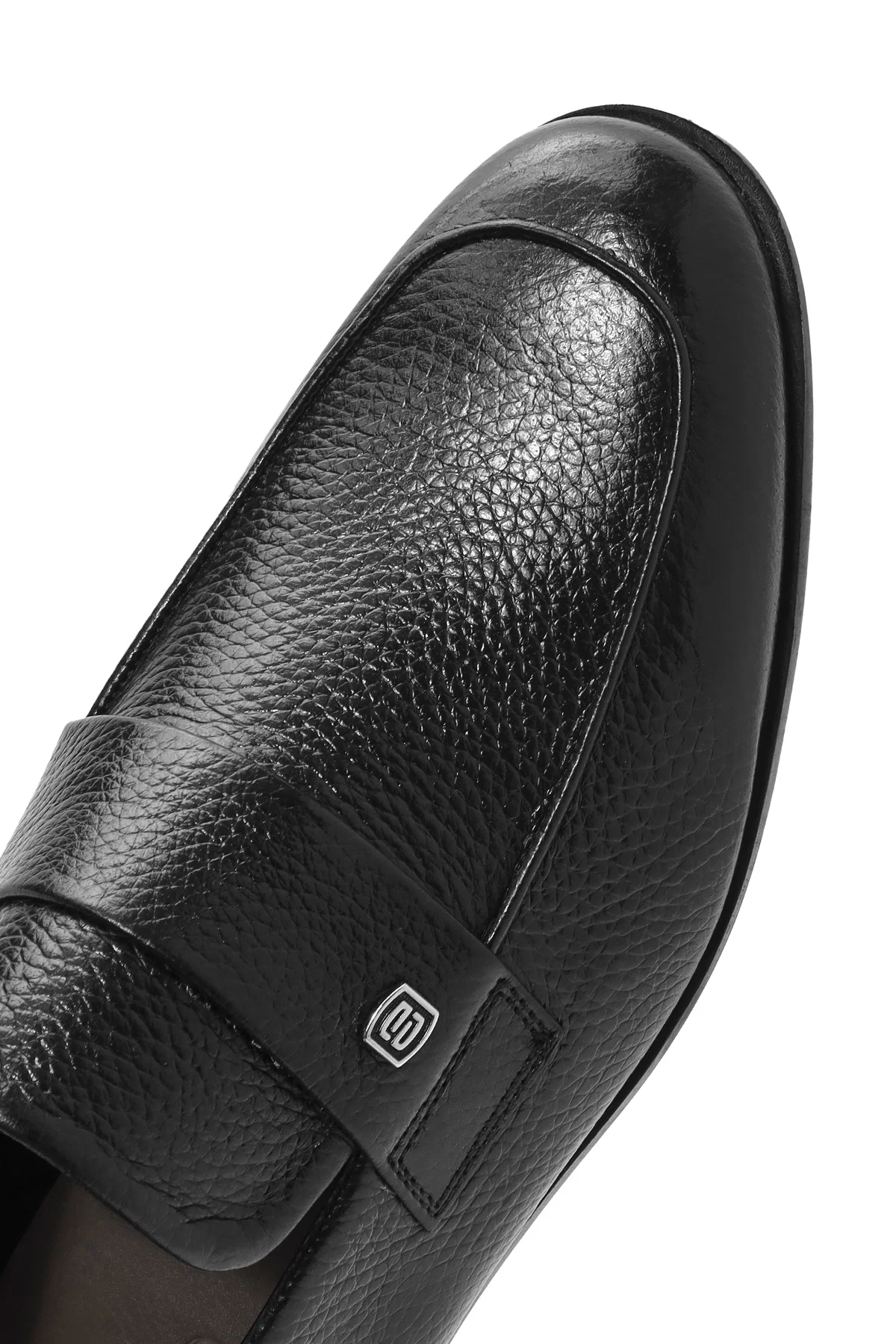 Erkek Siyah Deri Casual Loafer - Image 9