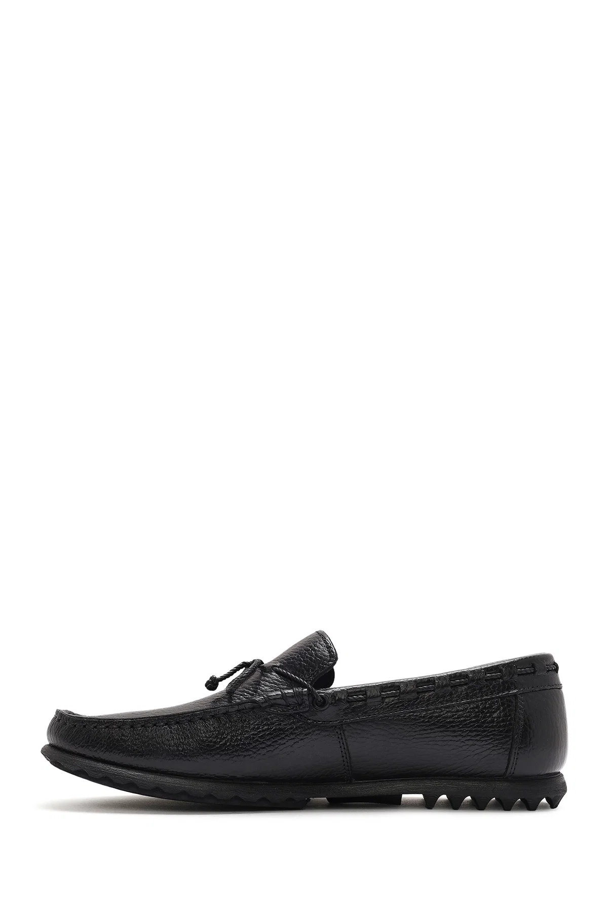 Erkek Siyah Deri Casual Loafer - Image 2