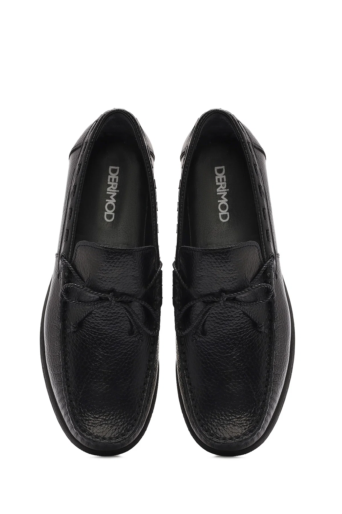 Erkek Siyah Deri Casual Loafer - Image 7