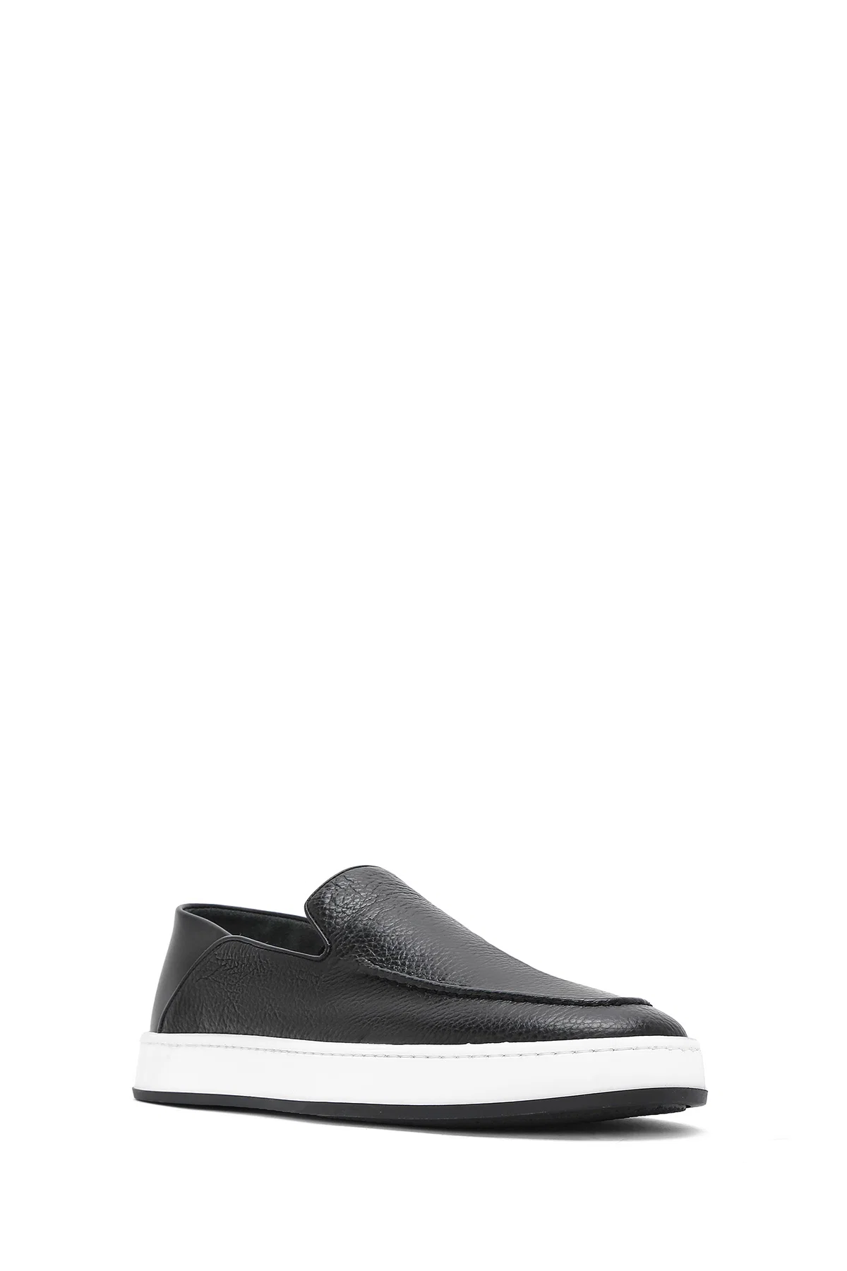 Erkek Siyah Deri Casual Loafer - Image 6