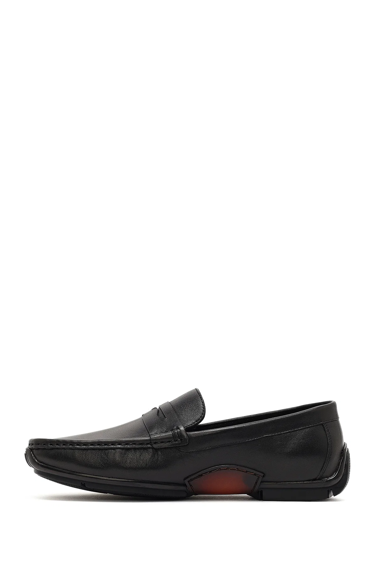 Erkek Siyah Deri Casual Loafer - Image 2