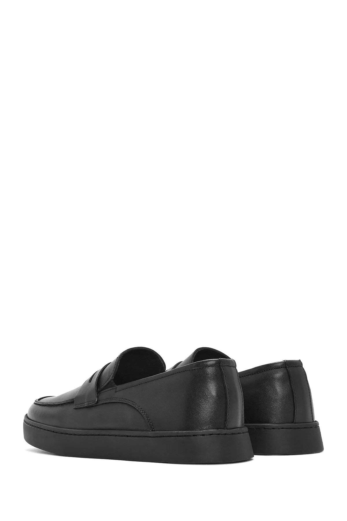 Erkek Siyah Deri Casual Loafer - Image 5