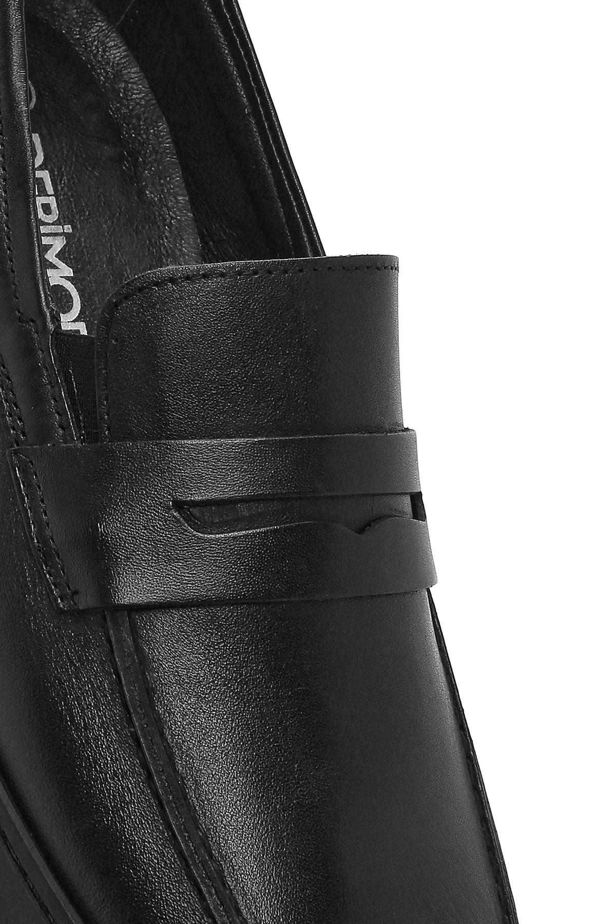 Erkek Siyah Deri Casual Loafer - Image 9