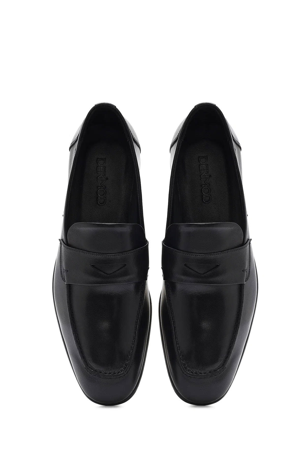Erkek Siyah Deri Casual Loafer - Image 7