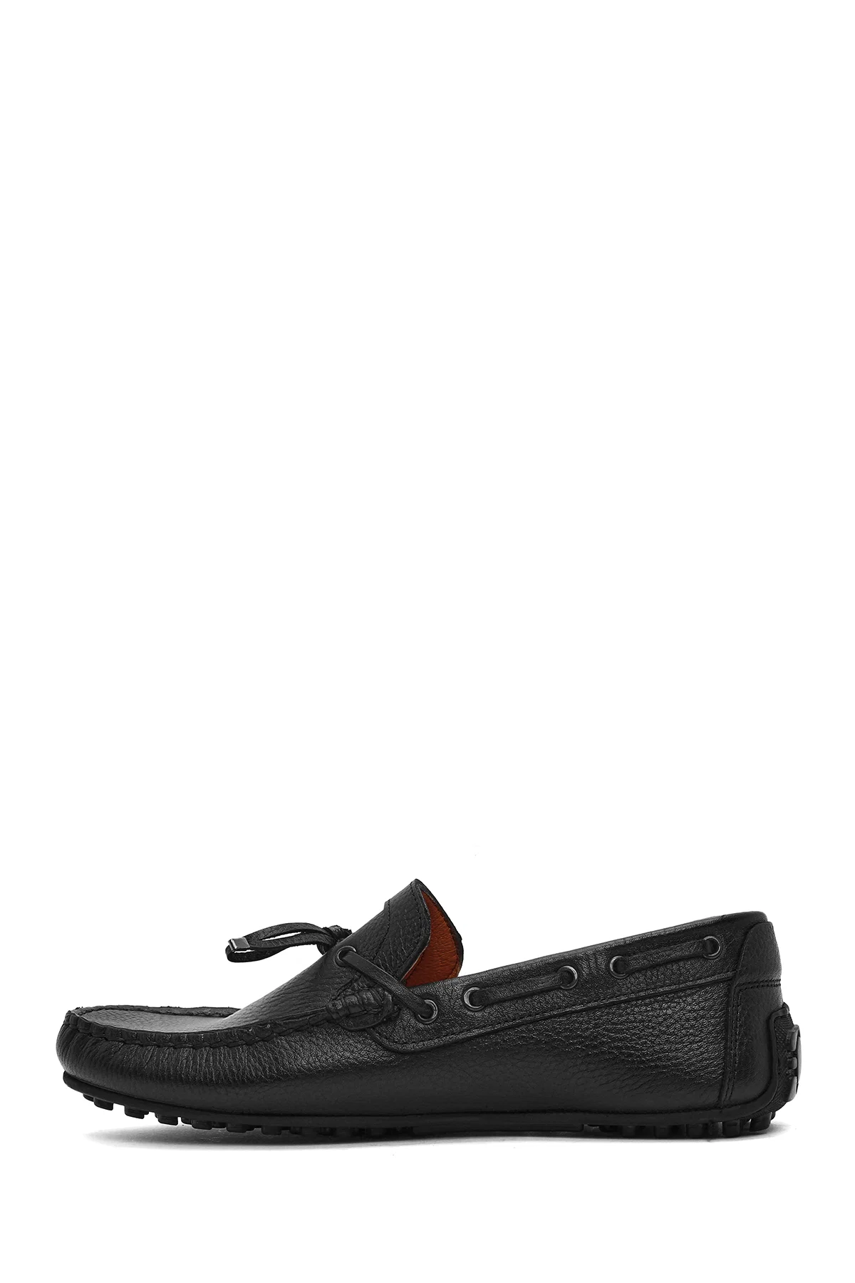 Erkek Siyah Deri Casual Loafer - Image 2