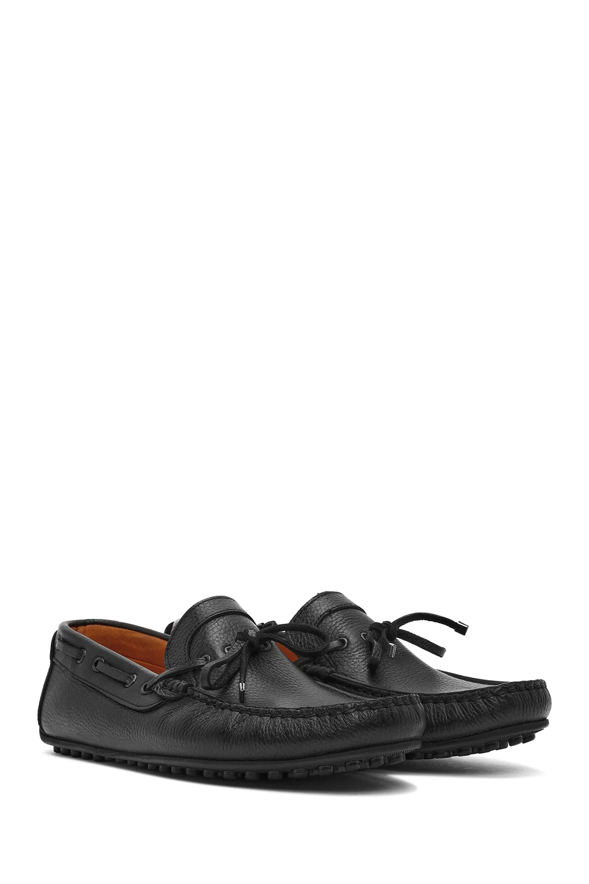 Erkek Siyah Deri Casual Loafer - Image 3