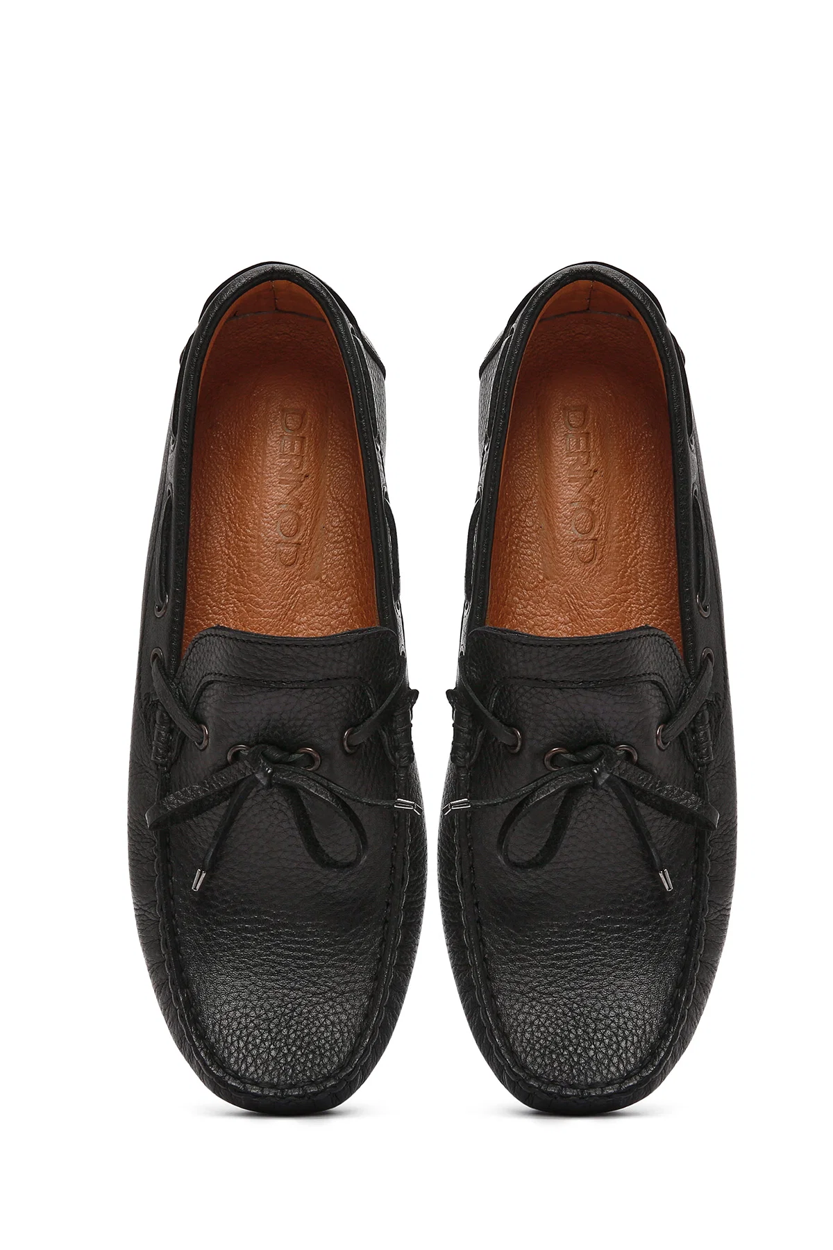 Erkek Siyah Deri Casual Loafer - Image 7